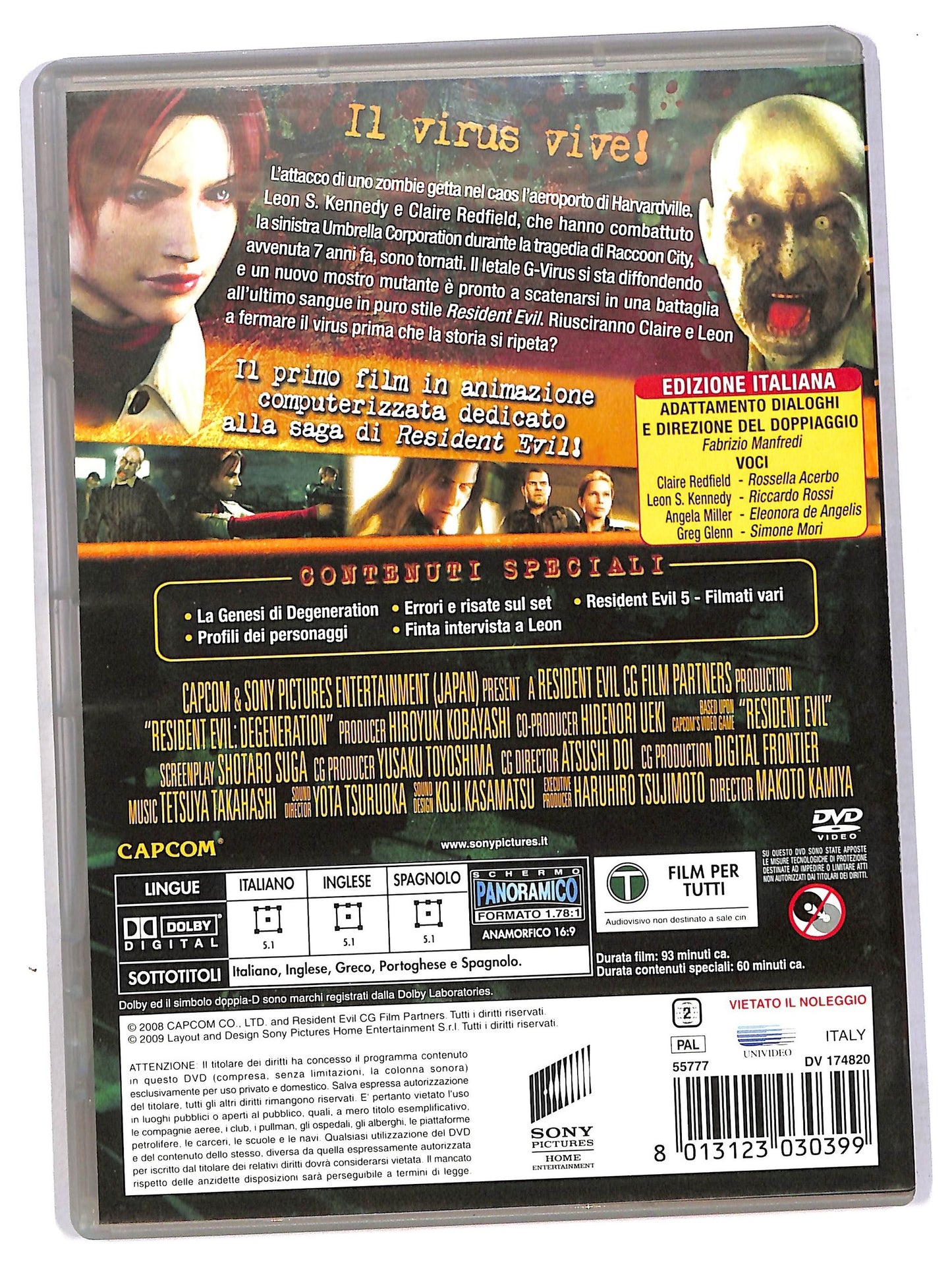 EBOND Resident Evil. Degeneration DVD D788615