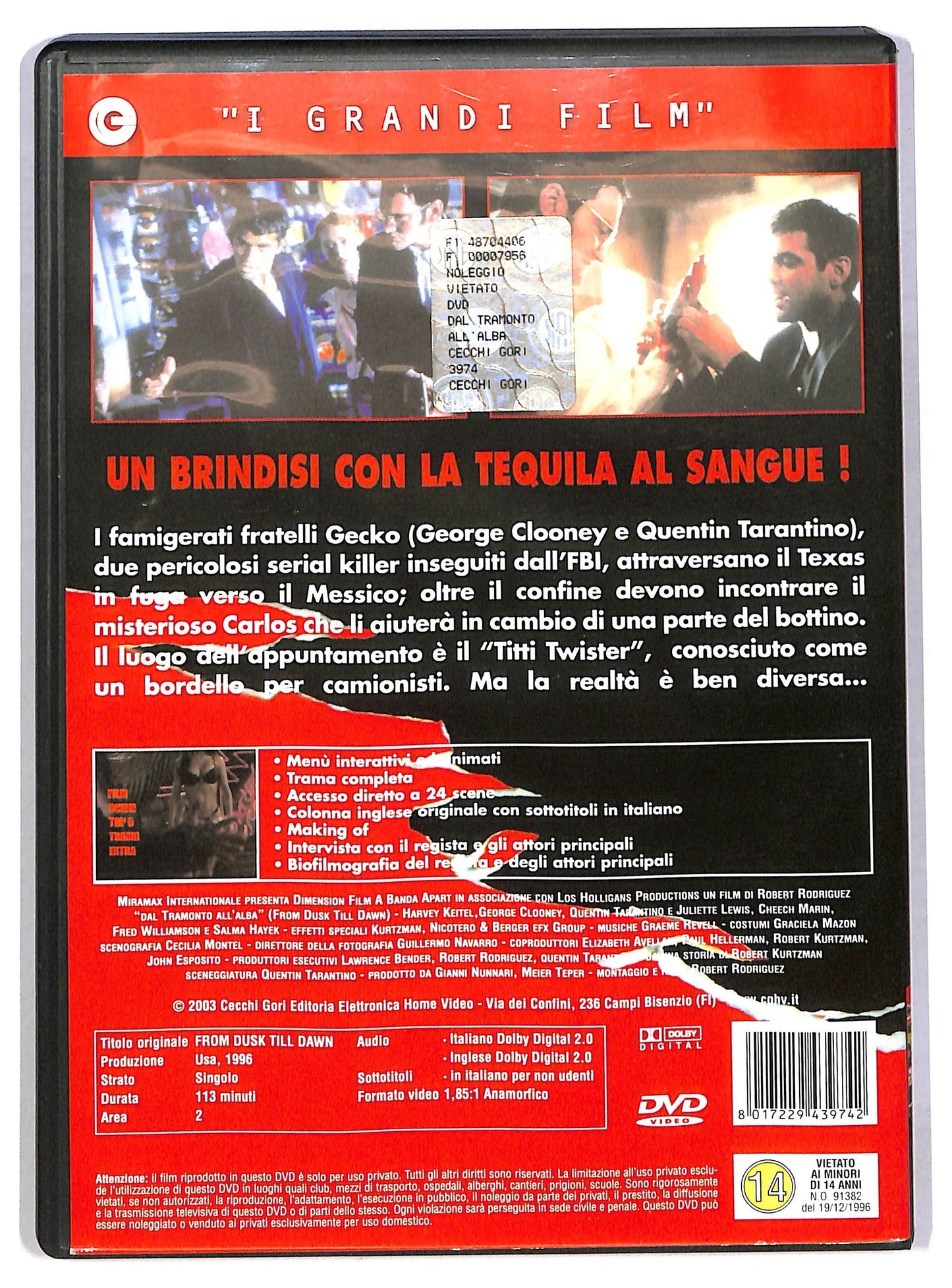 EBOND Dal tramonto all'alba DVD D788628