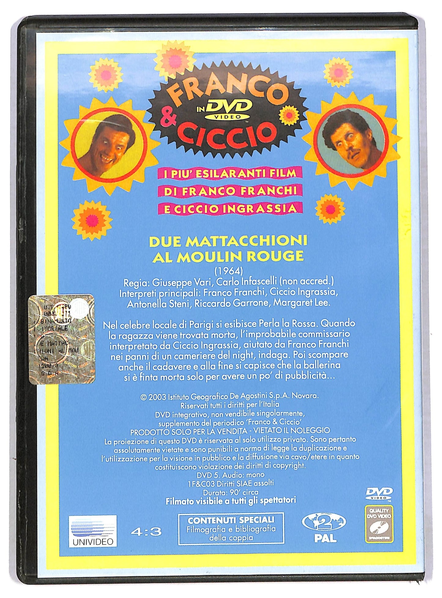 EBOND Due mattacchioni al Moulin Rouge F.e C. EDITORIALE DVD D788635