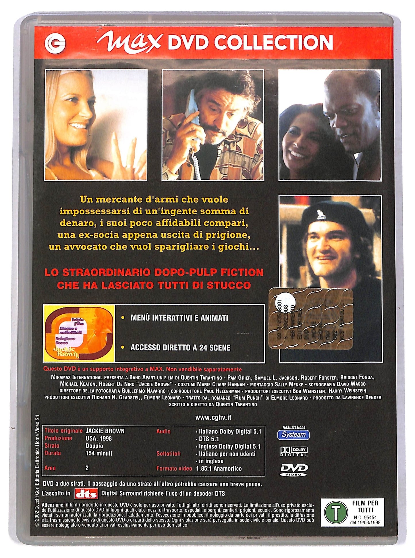 EBOND jackie brown DVD D788644
