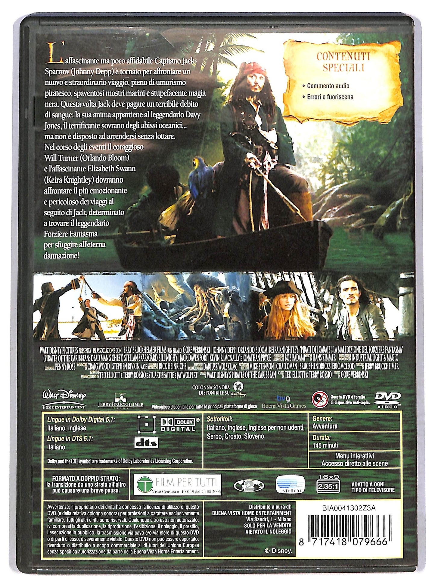 EBOND Pirati dei Caraibi - La maledizione del forziere DVD D788652