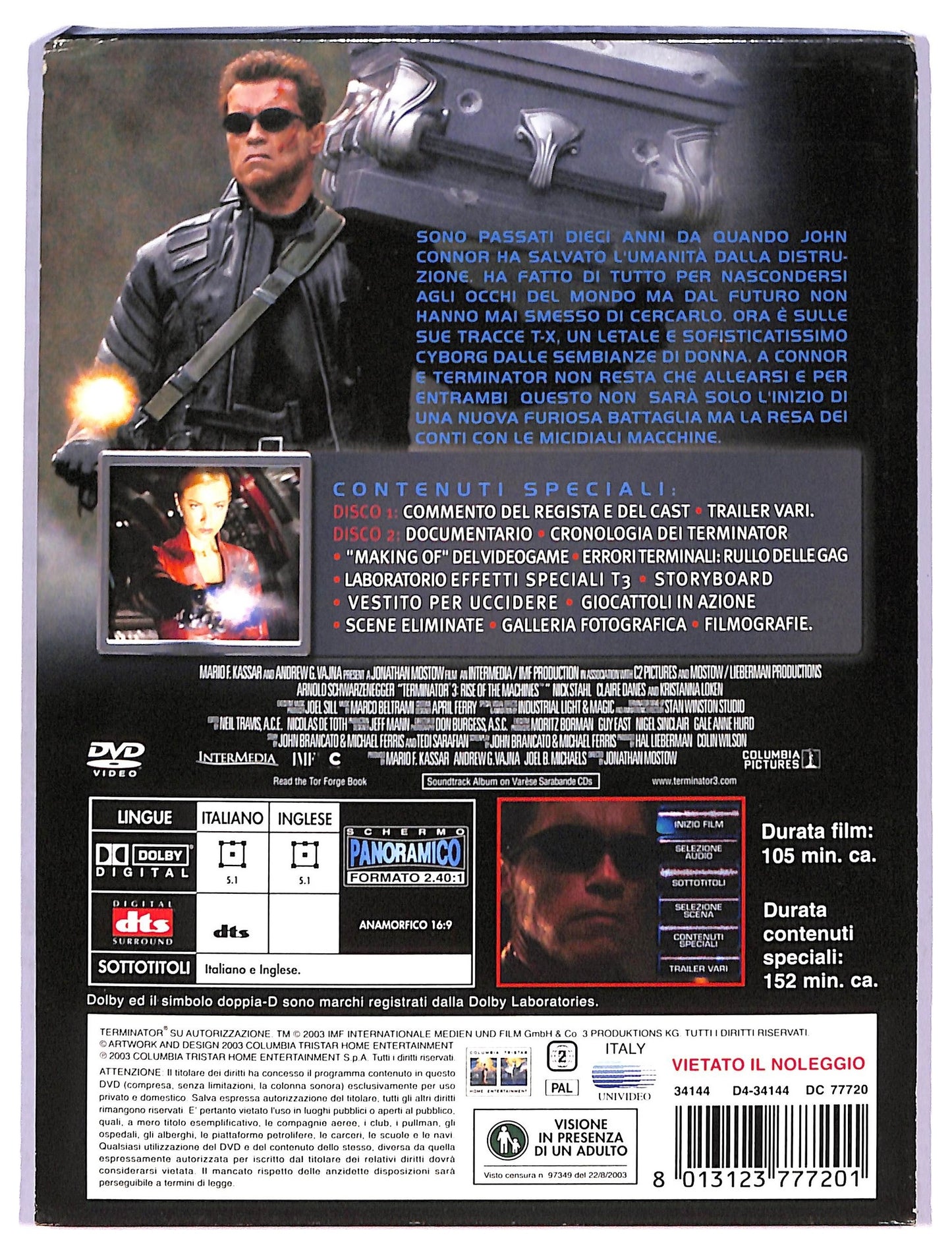EBOND terminator 3 - le macchine ribelli DVD D788704