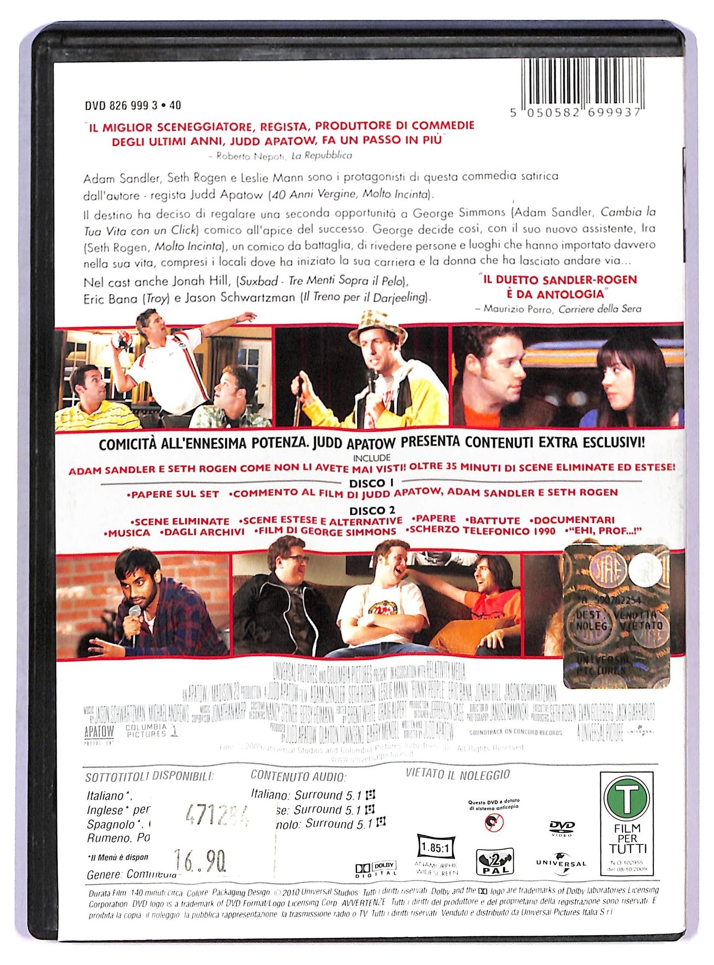 EBOND funny people EDIZIONE SPECIALE 2 dischi DVD D788738