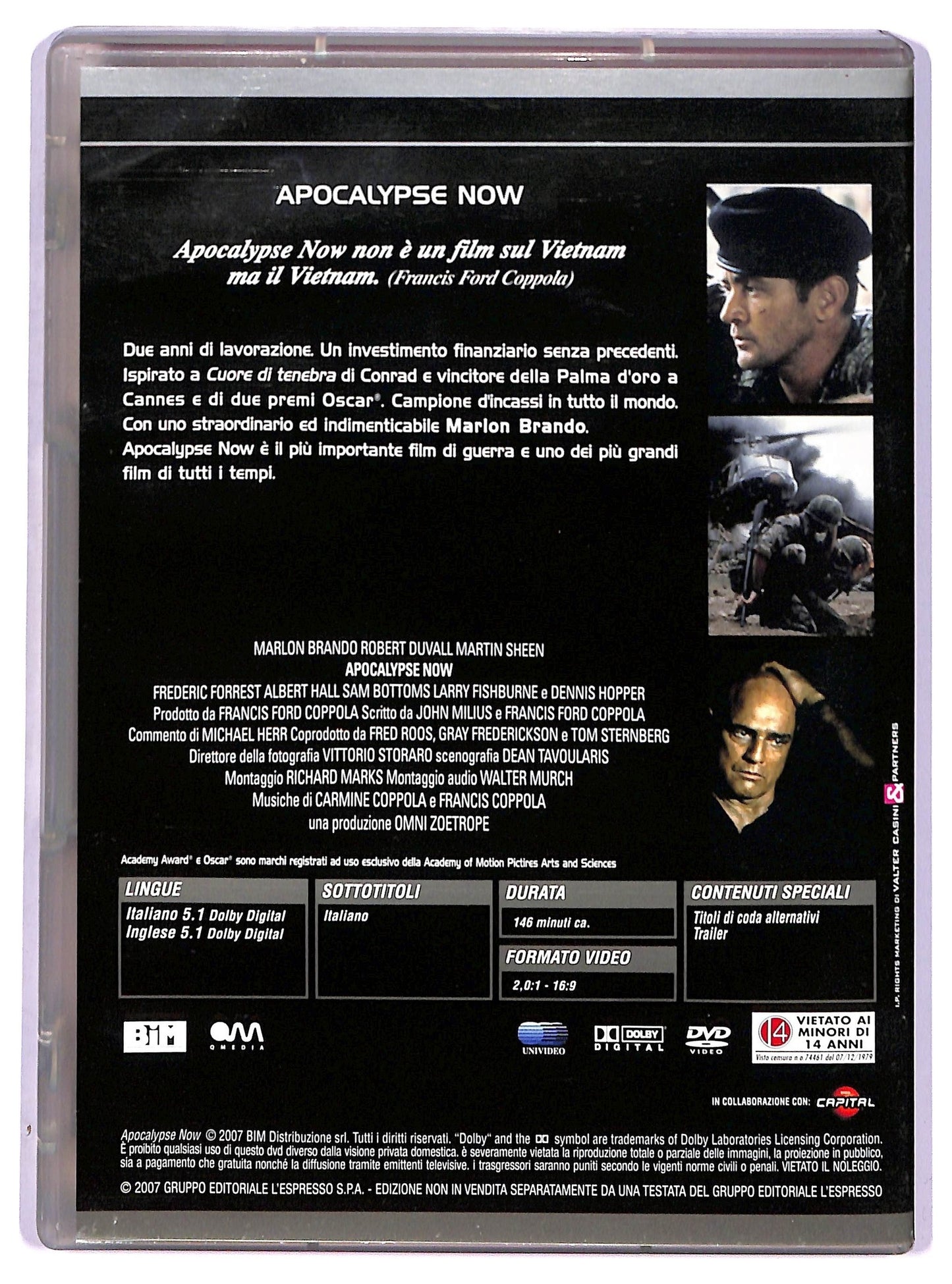 EBOND Apocalypse Now EDITORIALE DVD D788757