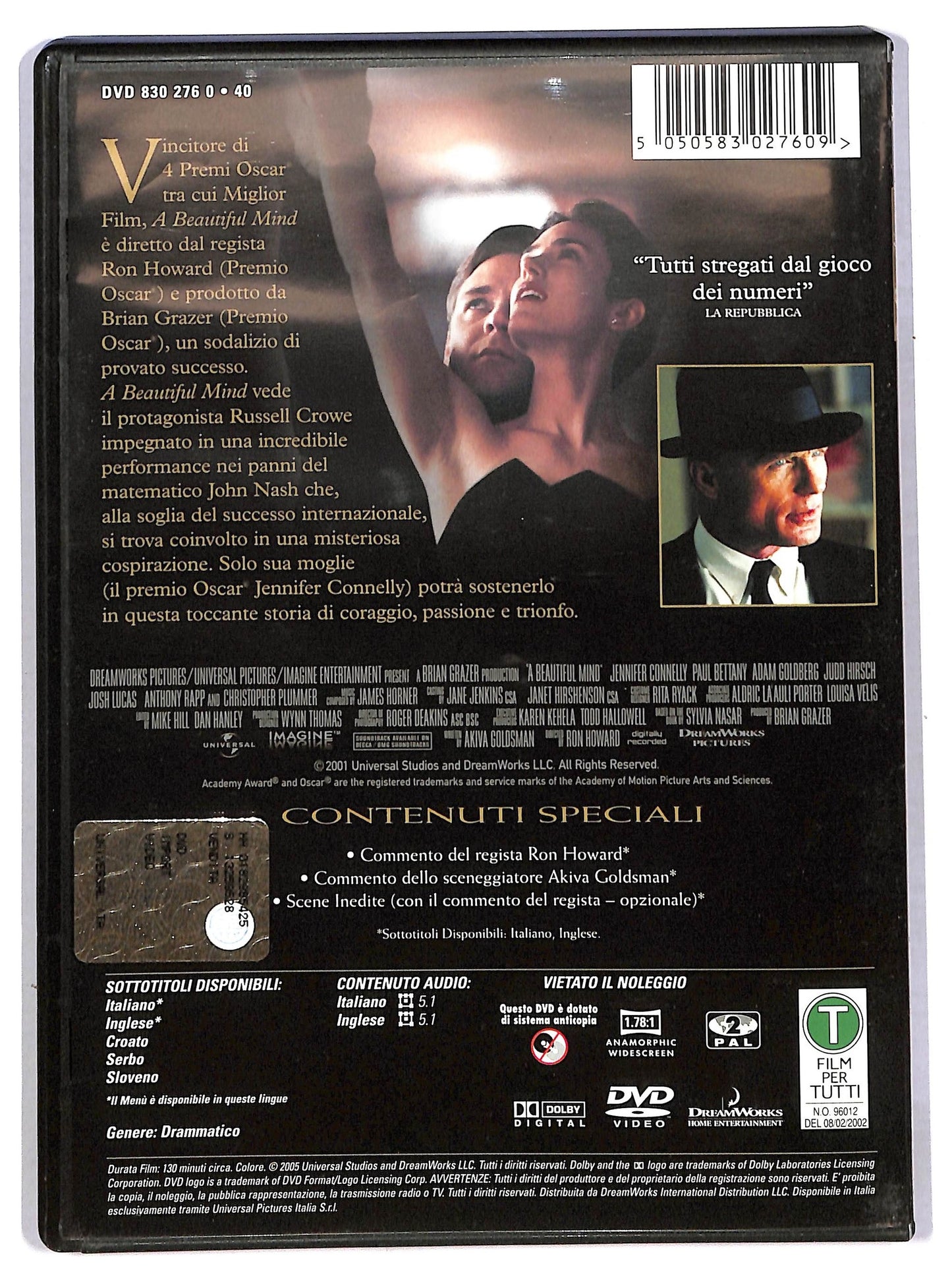EBOND A Beautiful Mind DVD D788916