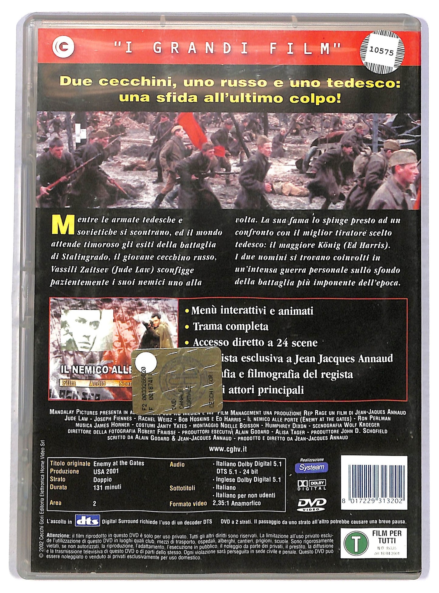 EBOND IL Nemico Alle Porte NOLEGGIO DVD D788943