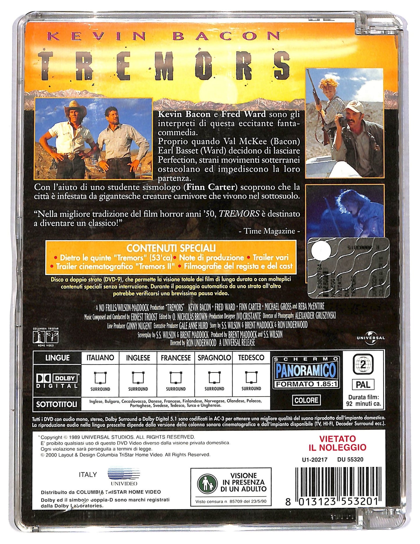EBOND Tremors Sjb DVD D789005