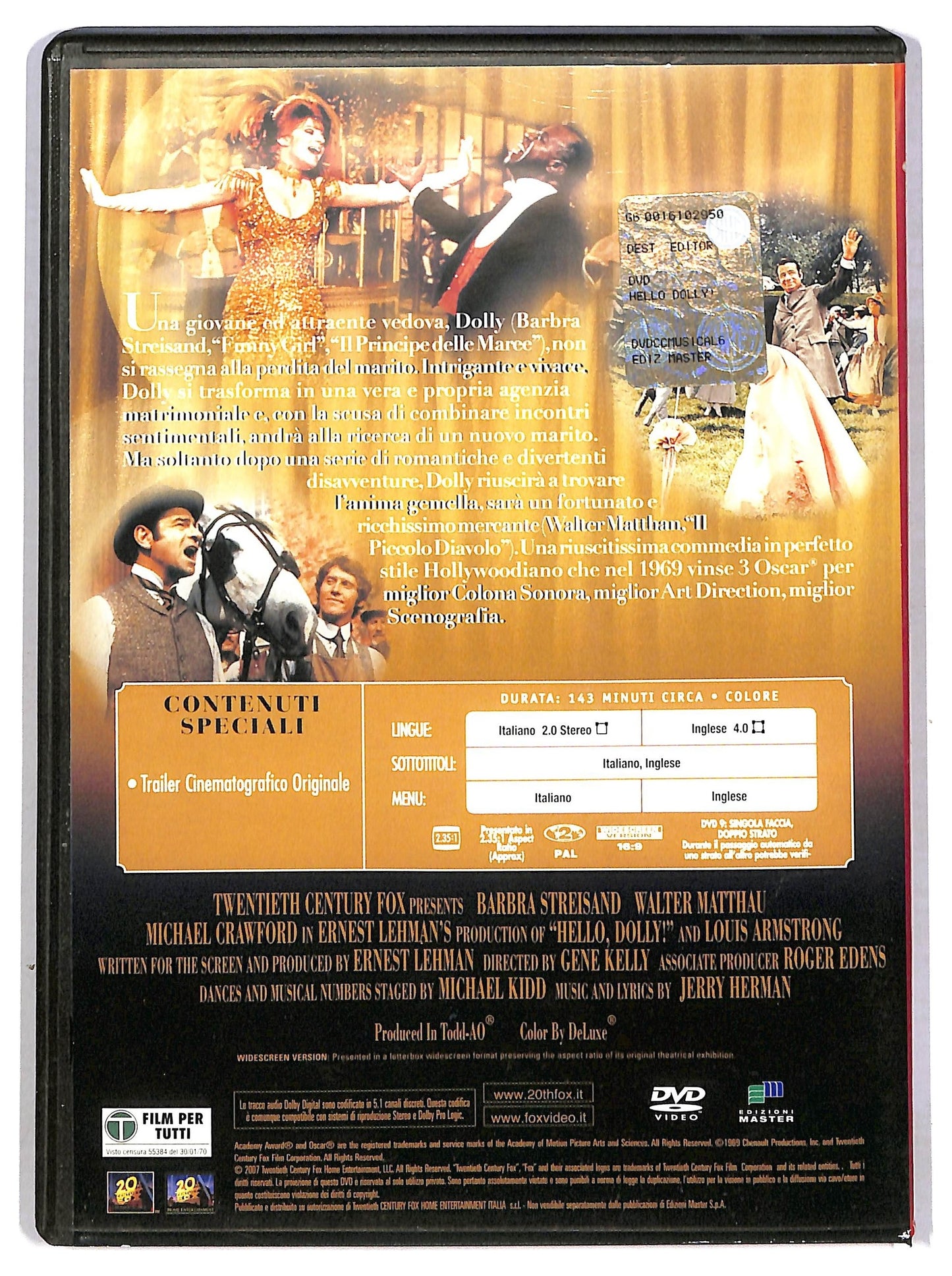 EBOND Hello, Dolly! EDITORIALE DVD D789032