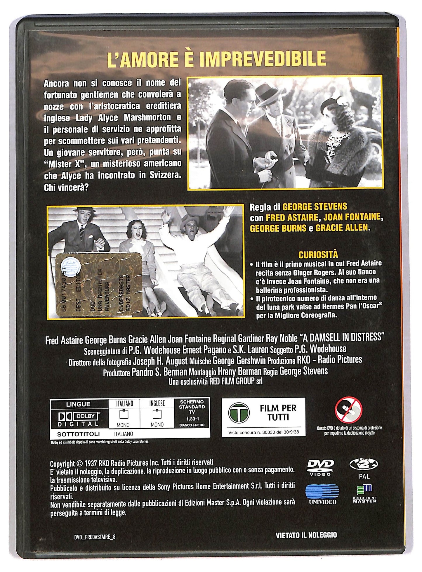 EBOND Fred Astaire Collection - Una magnifica avventura EDITORIALE DVD D789058
