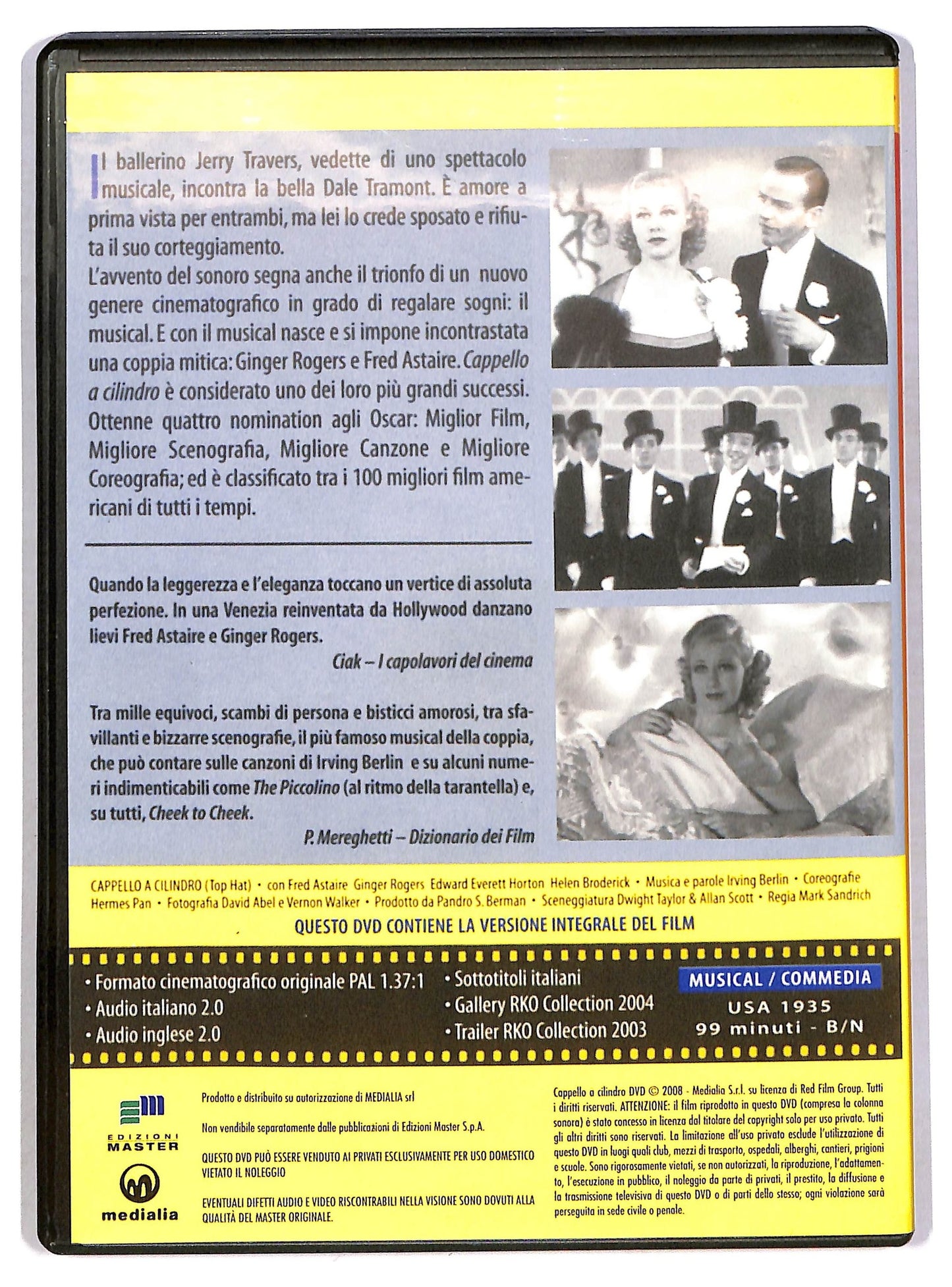EBOND Fred Astaire Collection - Cappello a Cilindro EDITORIALE DVD D789061