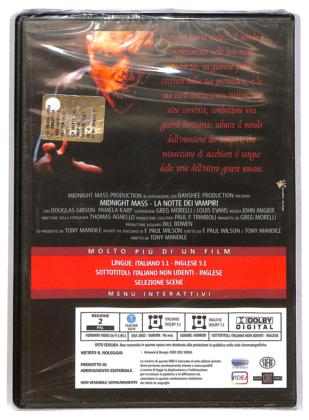 EBOND La notte dei vampiri DVD EDITORIALE D789107