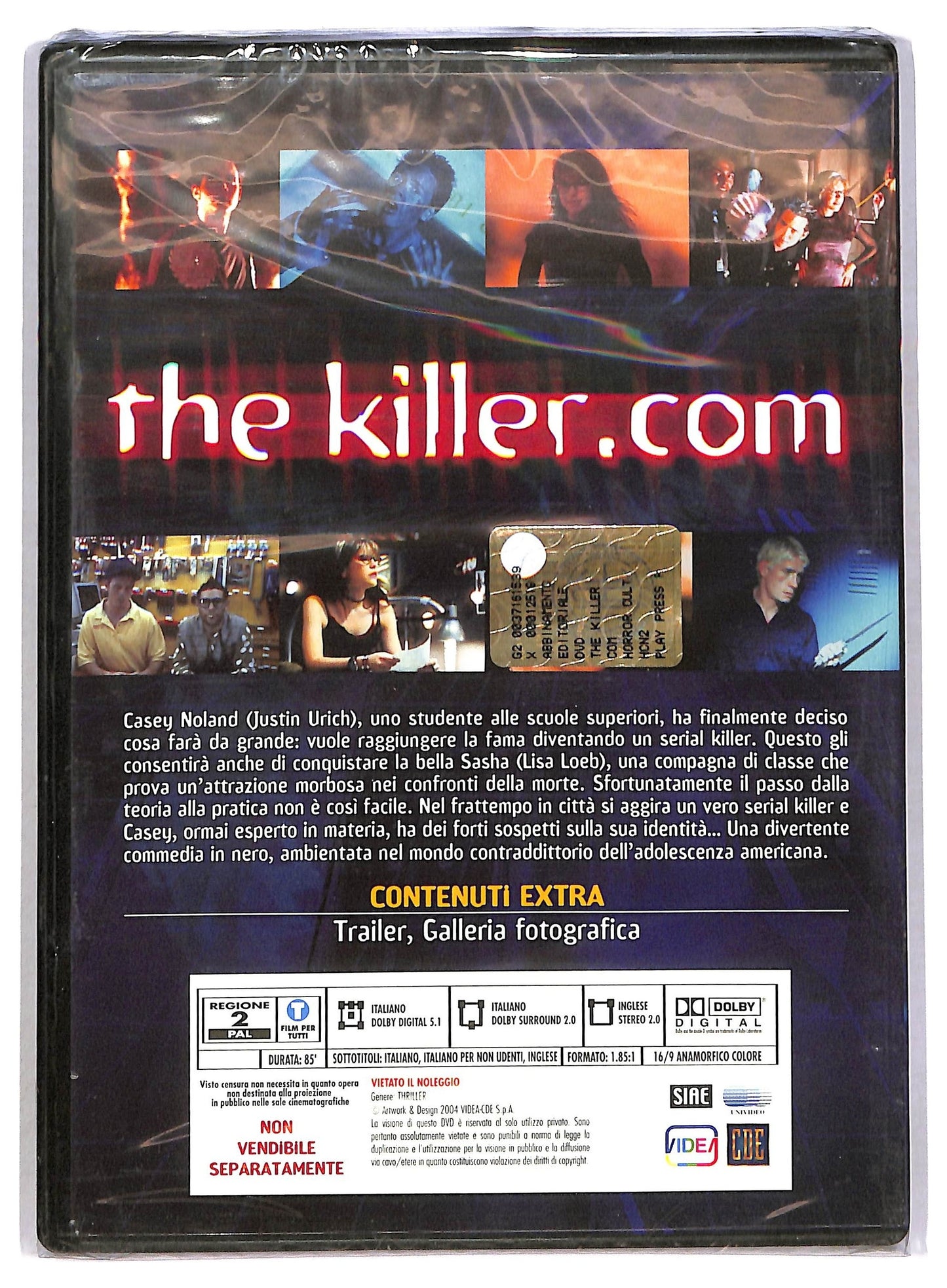 EBOND The killer.com EDITORIALE DVD D789108