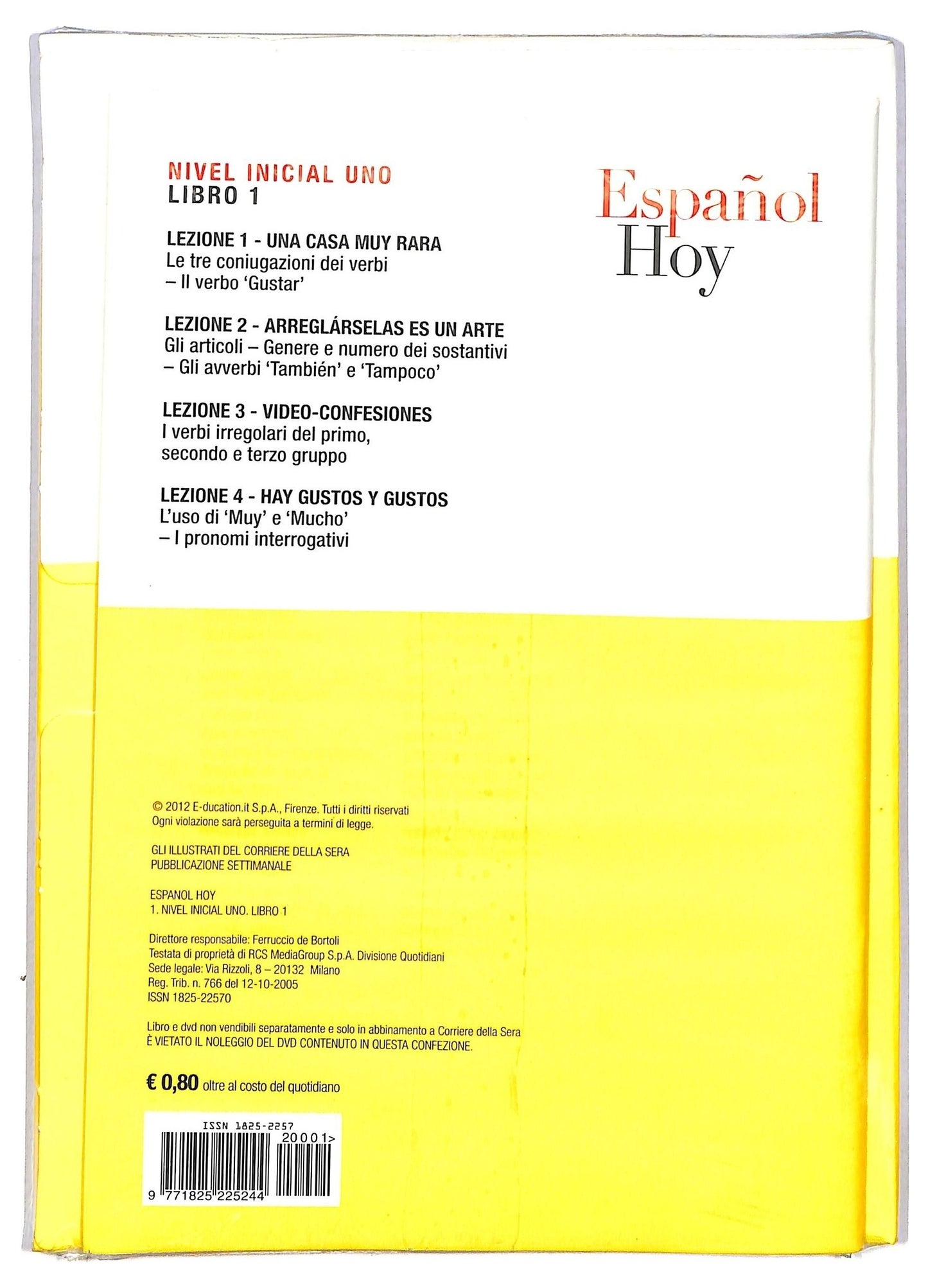 EBOND Espanol hoy volume 1 EDITORIALE DVD D789306