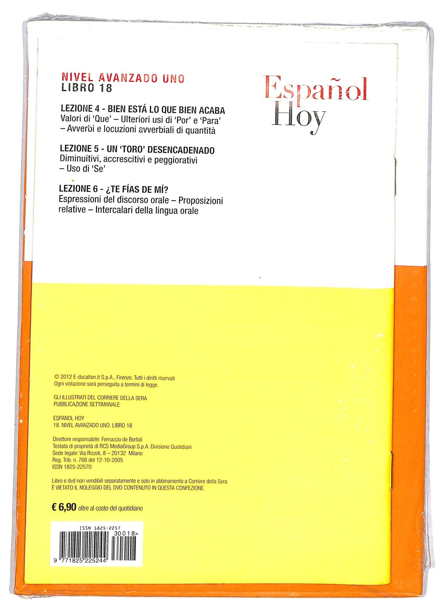 EBOND Espanol hoy volume 18 EDITORIALE DVD D789307