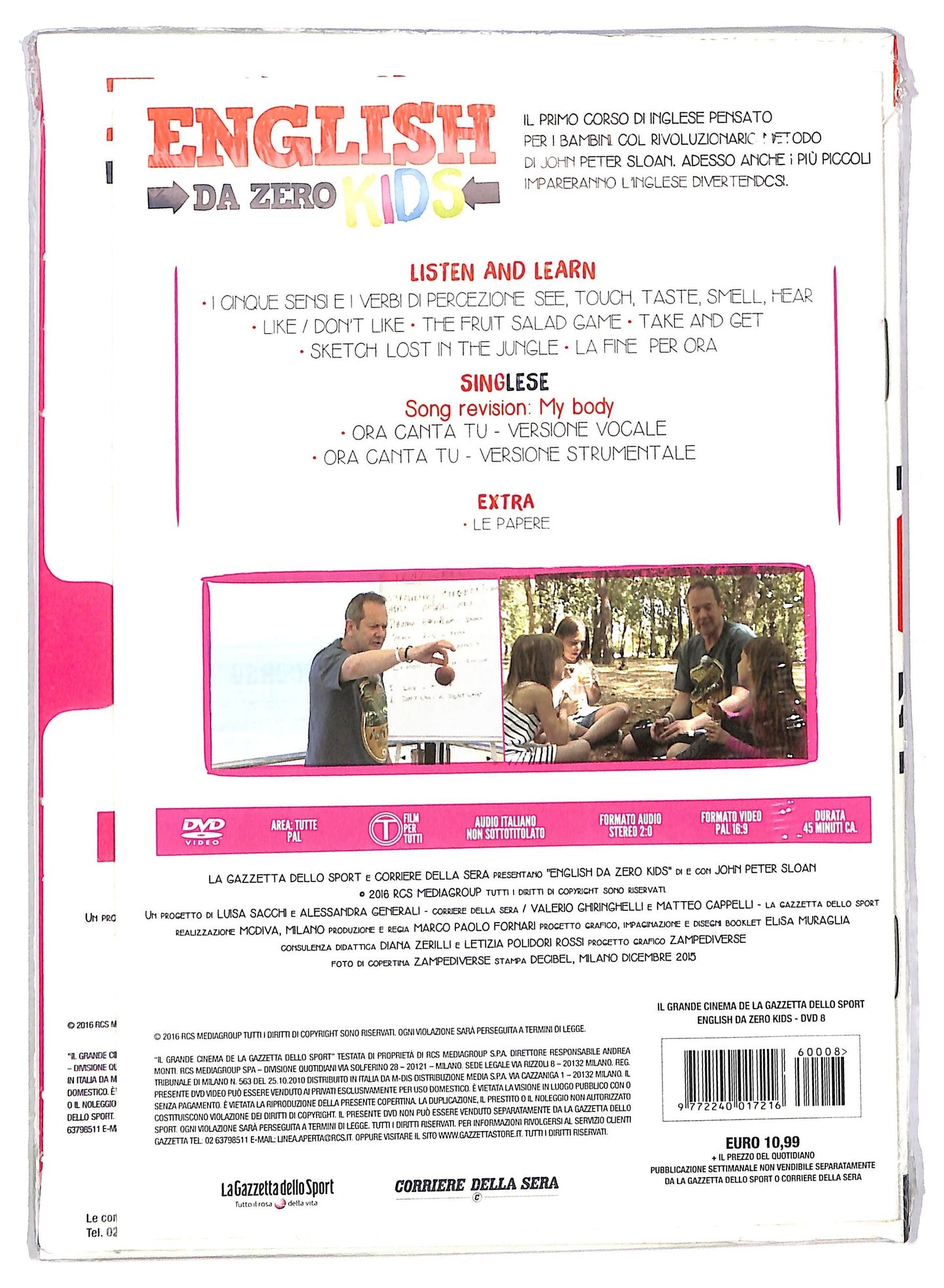 EBOND English da zero kids volume 08 EDITORIALE DVD D789308