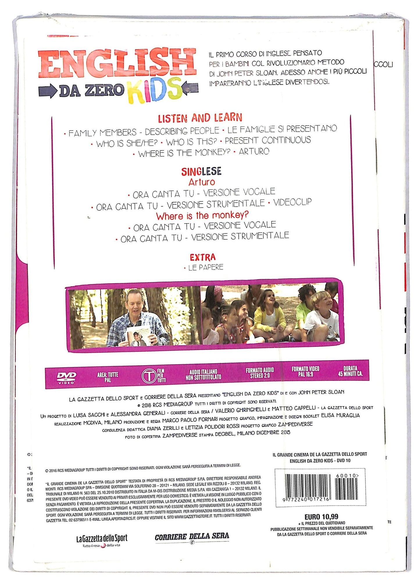 EBOND English da zero kids vol 10 EDITORIALE DVD D789316