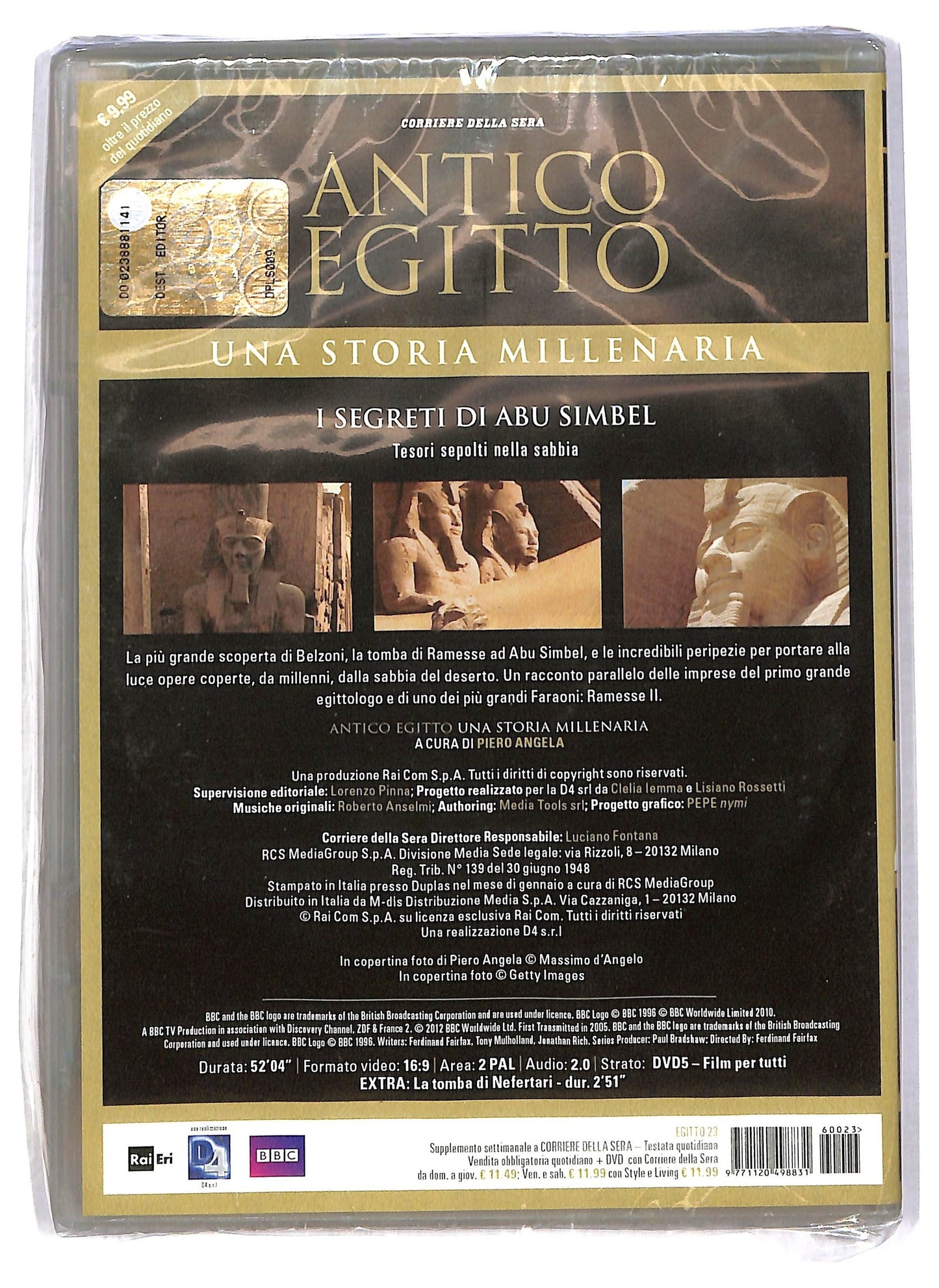 EBOND Piero angela una storia millenaria - I segreti di abu simbel EDITORIALE DVD D789340