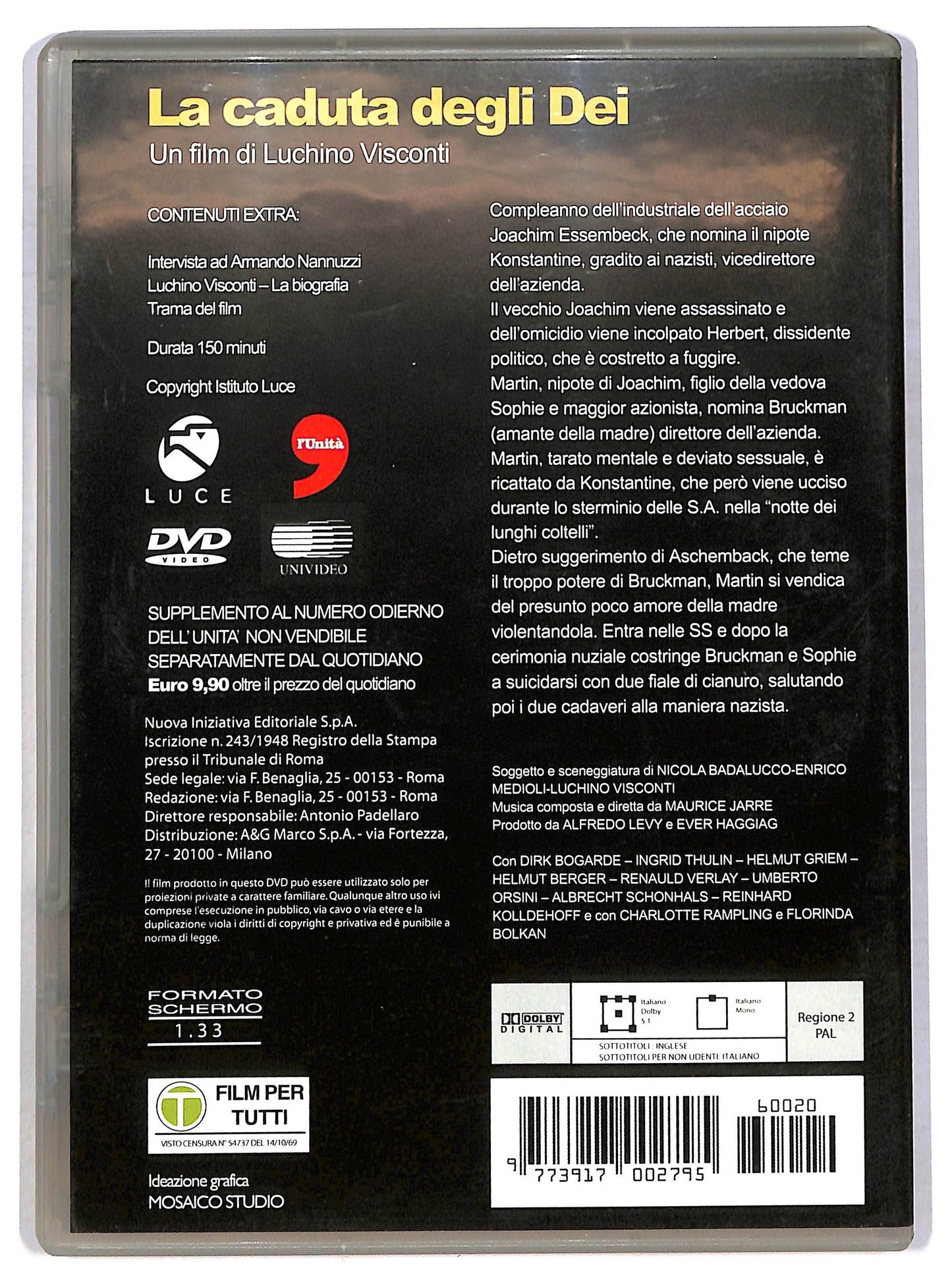 EBOND Luci del cinema italiano - La caduta degli dei EDITORIALE DVD D789345