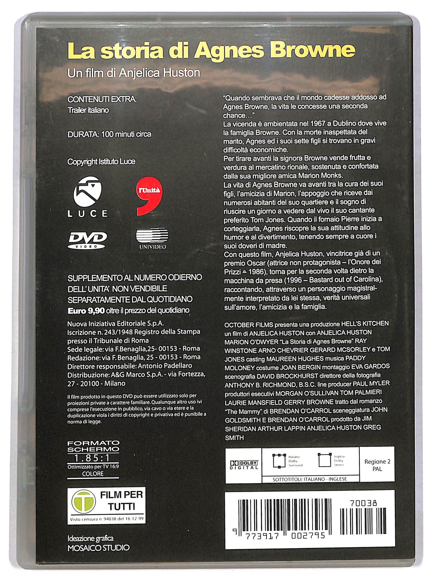 EBOND La storia di Agnes Browne EDITORIALE DVD D789350