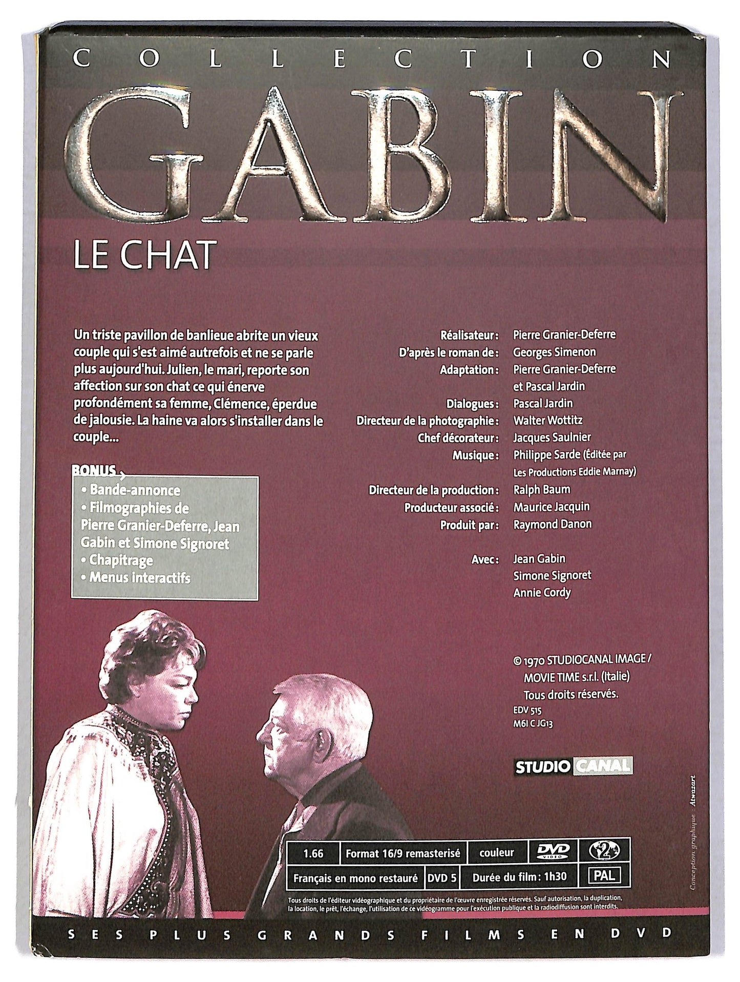 EBOND Le Chat - Collection Gabin EDITORIALE DVD D789414