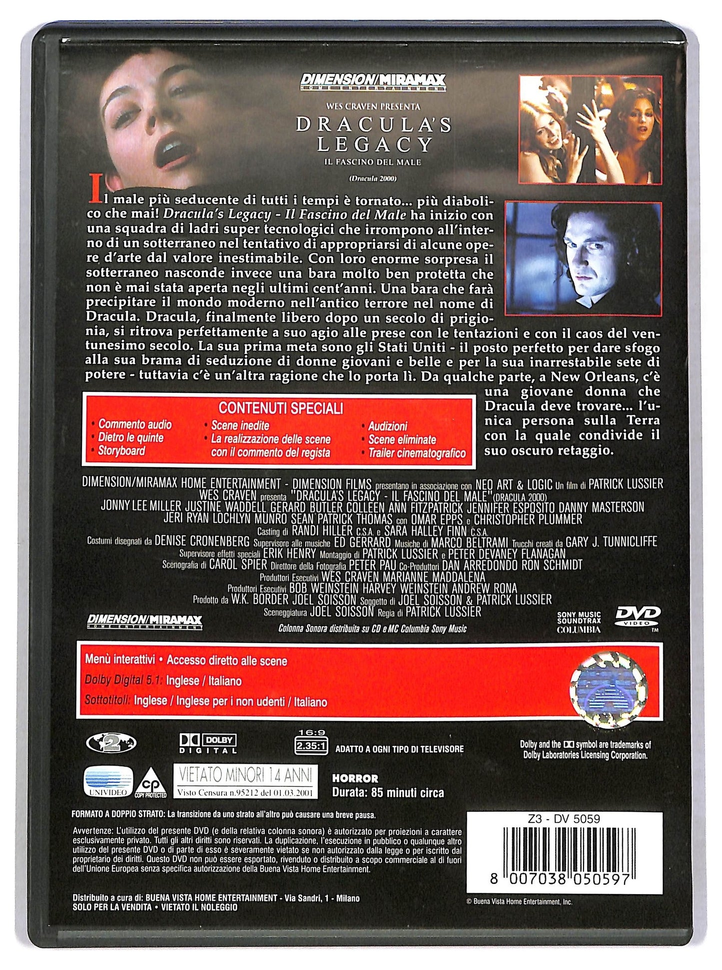 EBOND Dracula's Legacy Il fascino del male NOLEGGIO DVD D789421