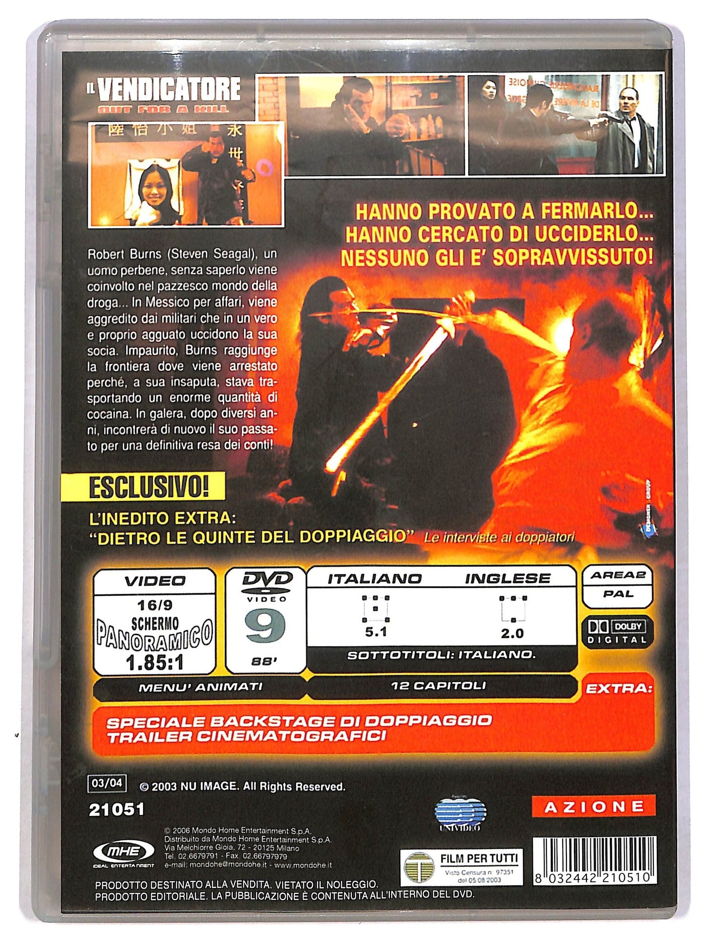 EBOND il vendicatore DVD EDITORIALE D789453