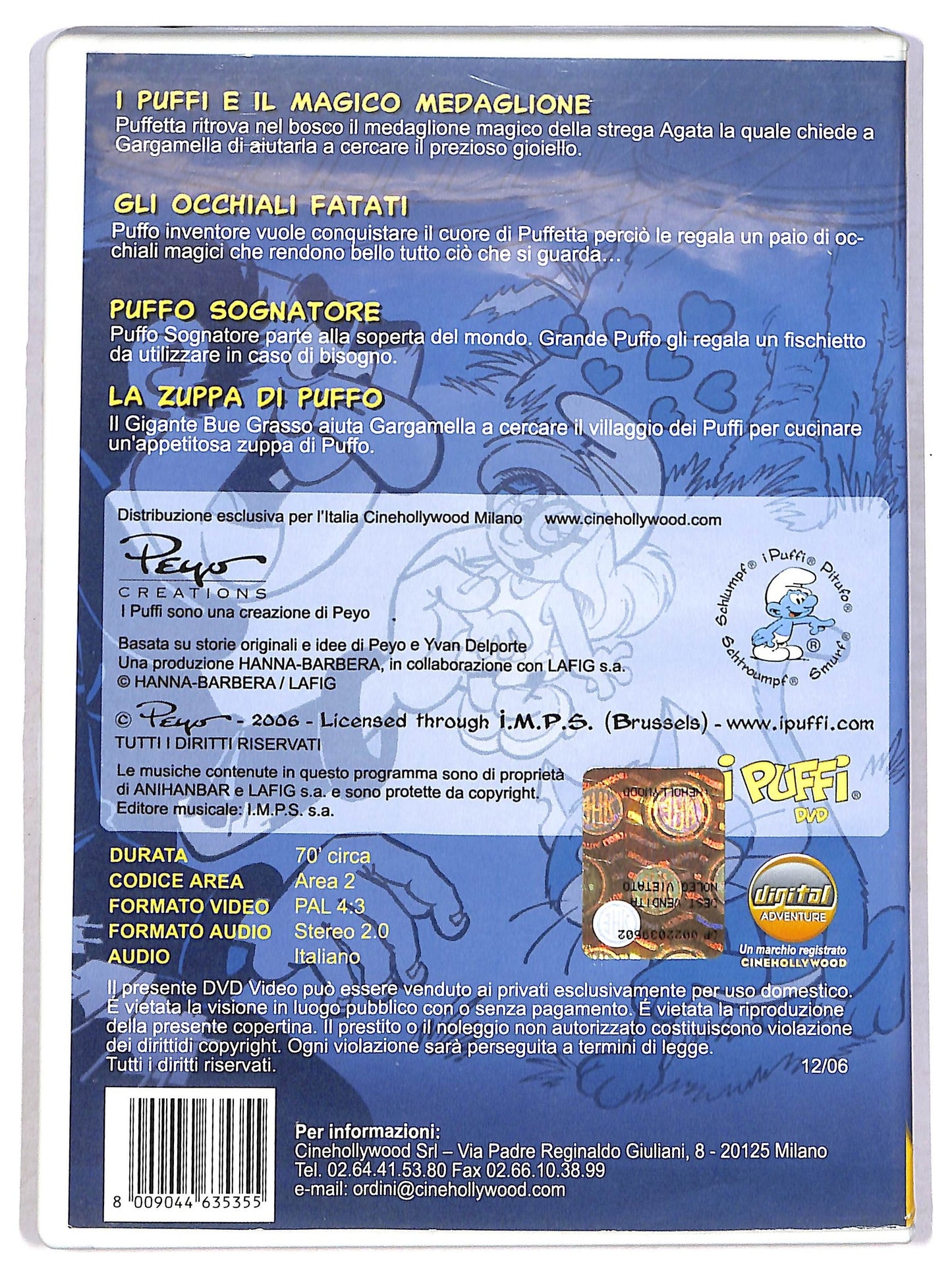 EBOND IL Mondo Blu De I Puffi La Serie Originale DVD D789457