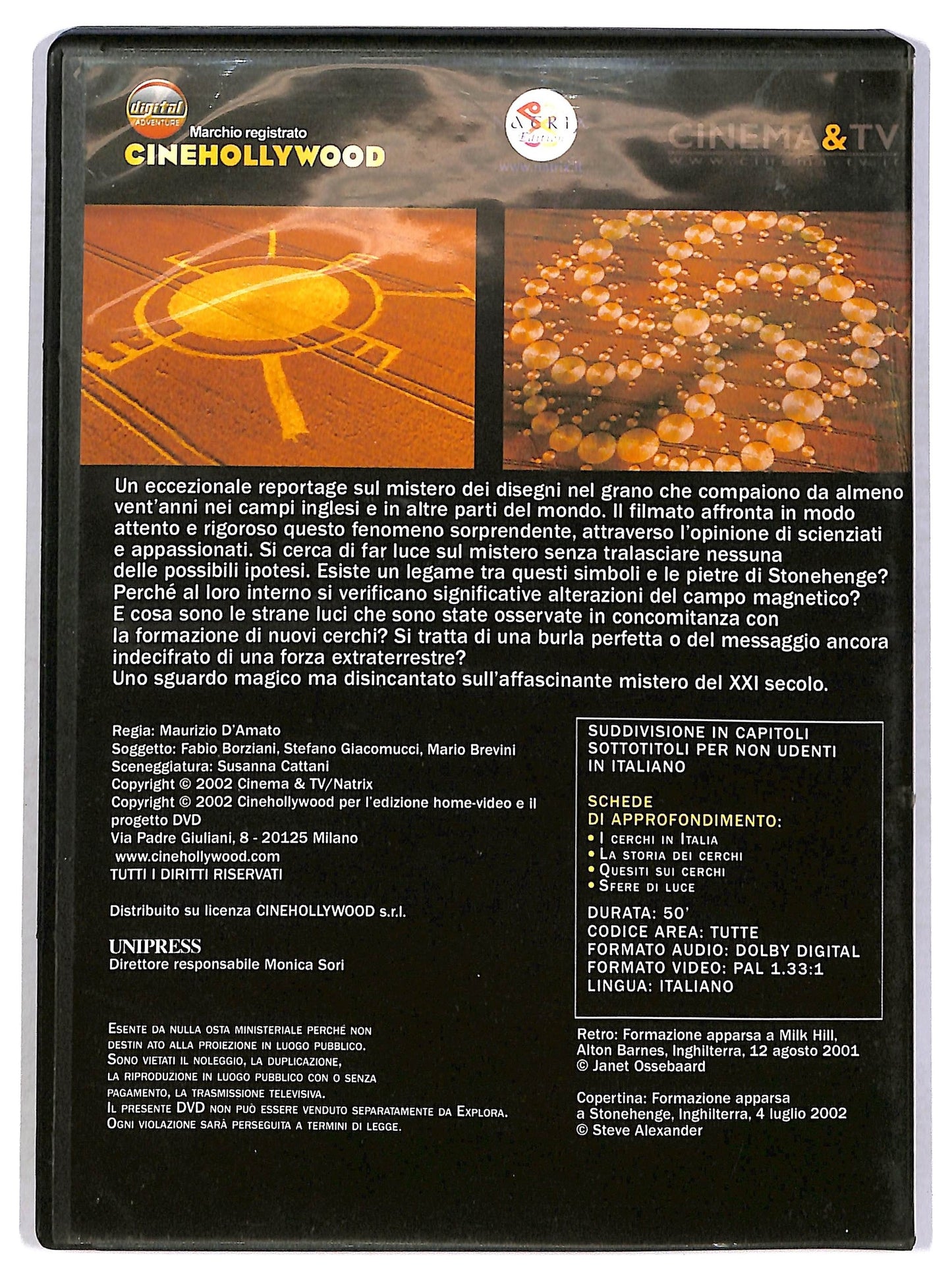 EBOND Explora vol.3 Cerchi Nel Grano EDITORIALE DVD D789546