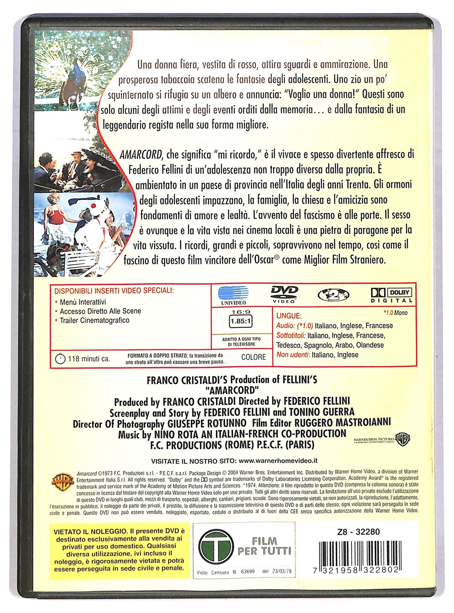 EBOND Amarcord DVD D789560