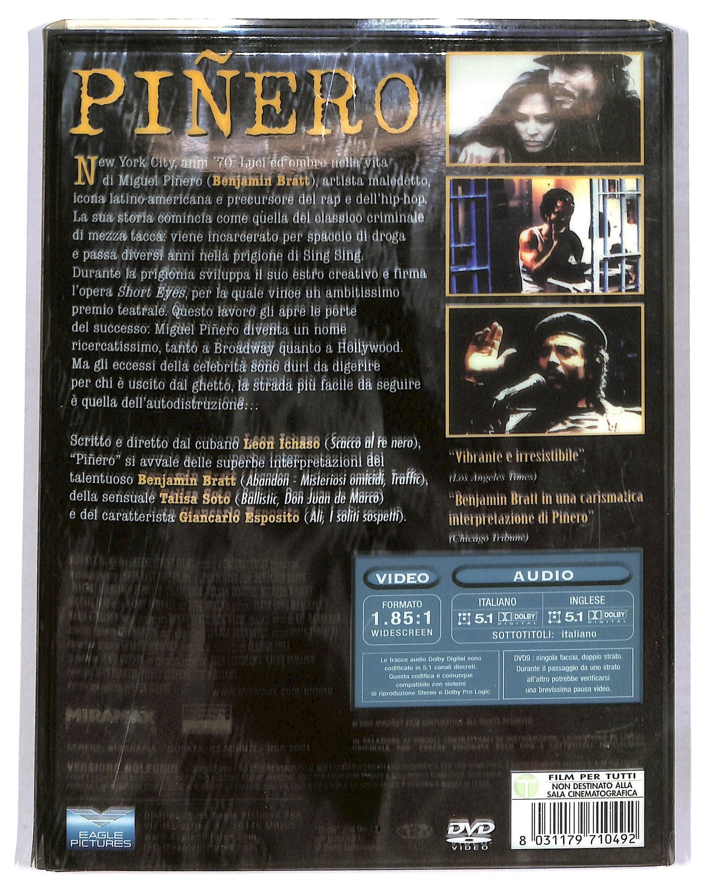EBOND Pinero Slipcase NOLEGGIO DVD D789604