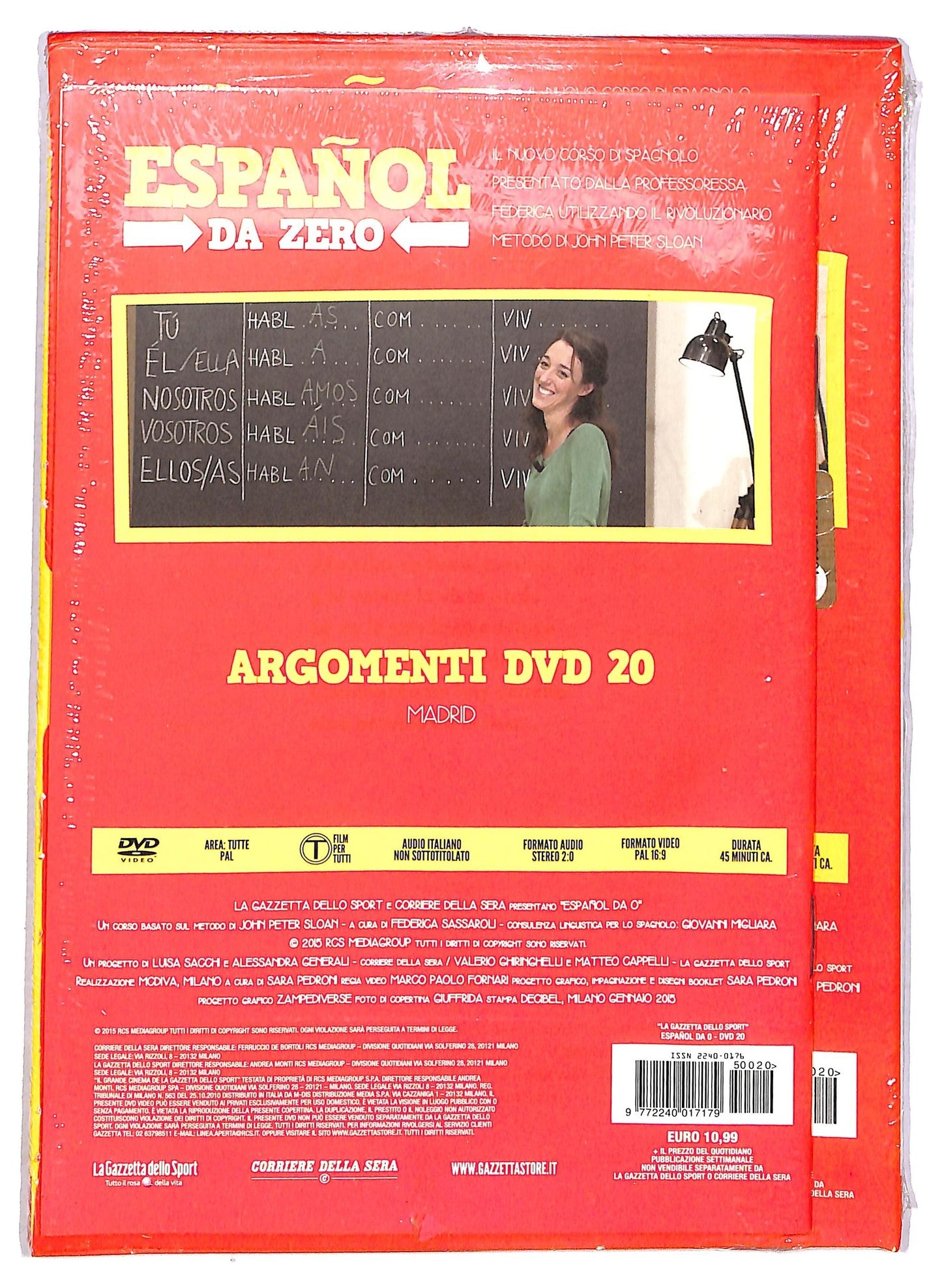 EBOND Espanol Da zero Volume 20 Slipcase EDITORIALE DVD D789664