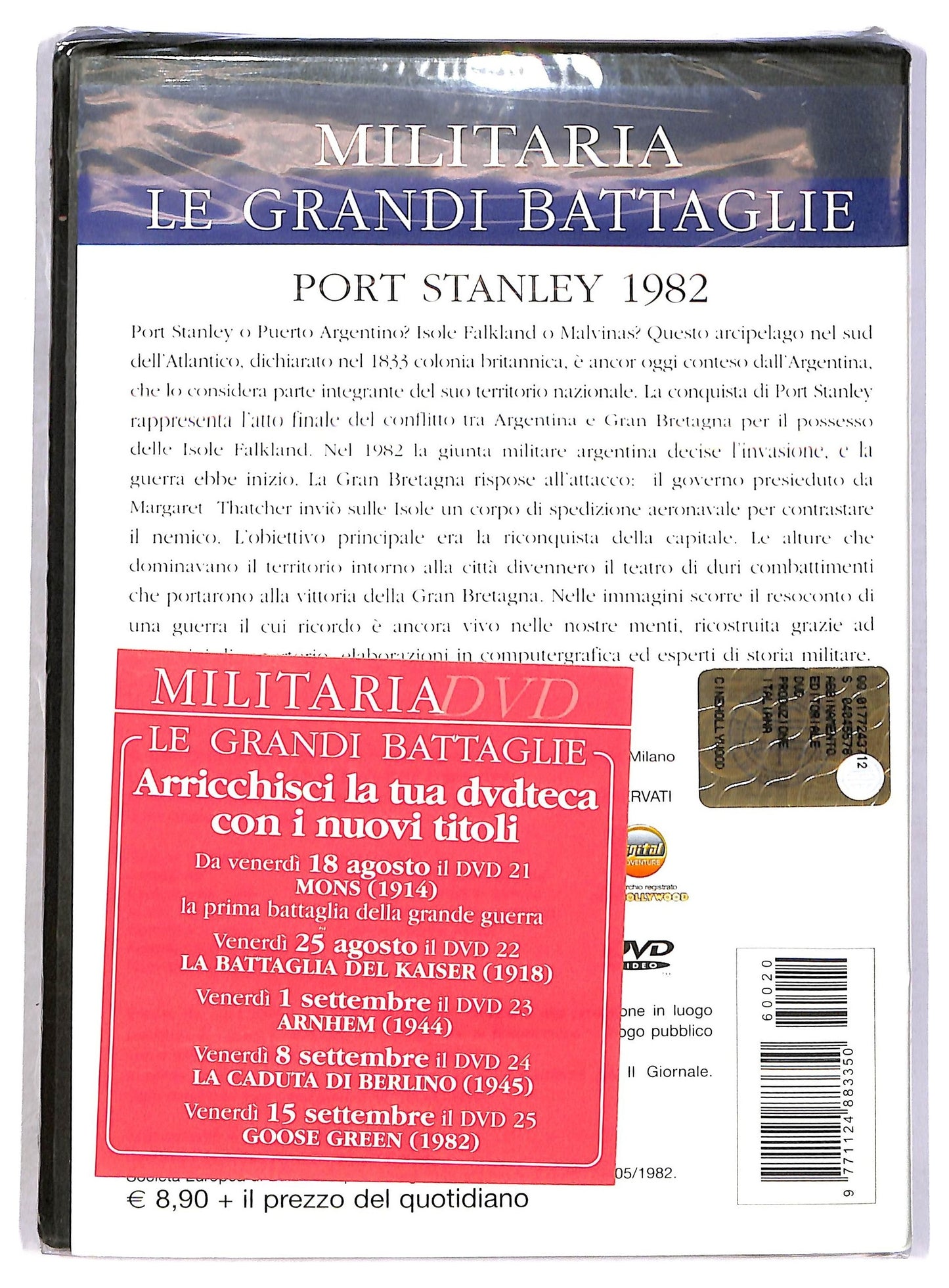 EBOND le Grandi Battaglie - Port Stanley 1982 vol.20 EDITORIALE DVD D789725