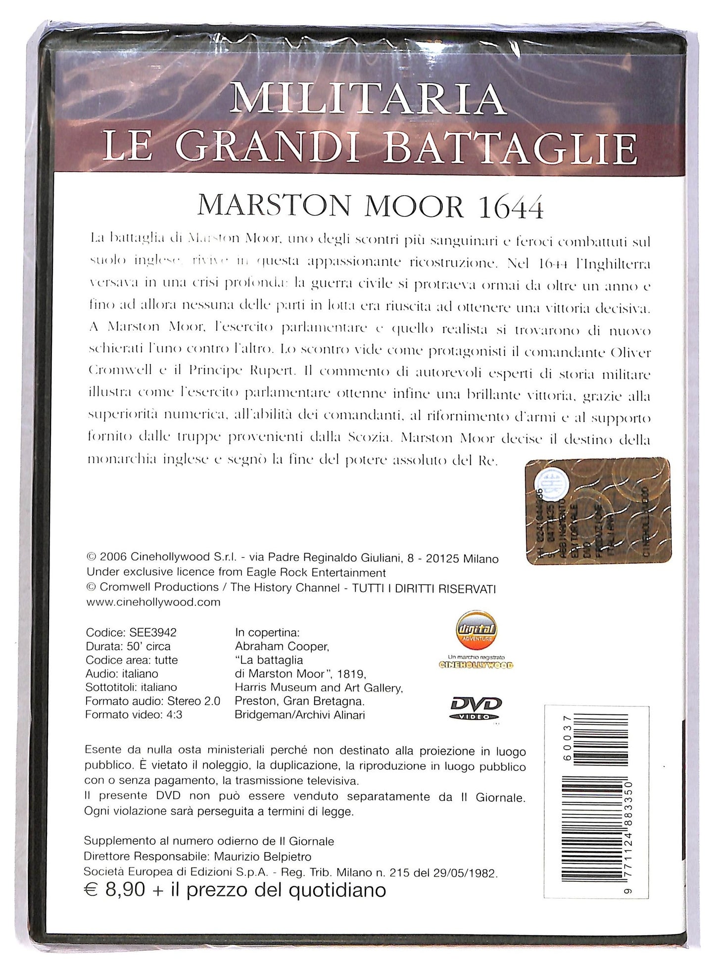 EBOND Le Grandi Battaglie - Marston Moor 1644 vol.37 EDITORIALE DVD D789734