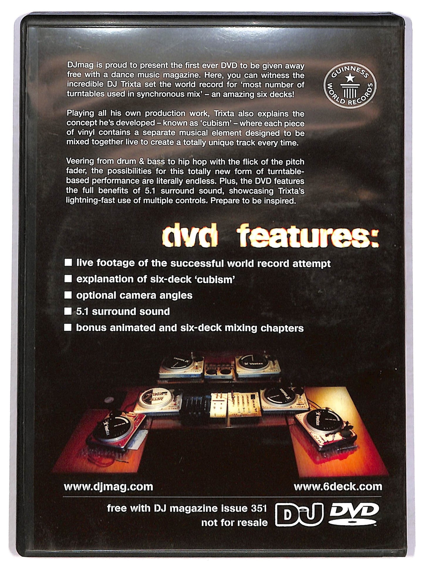 EBOND DJ Present DJtrixta 6deckmix In Sorround Sound DVD D789746