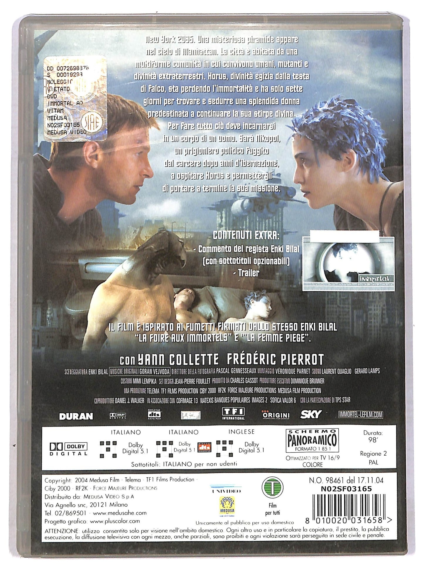 EBOND Immortal ad vitam DVD D789759