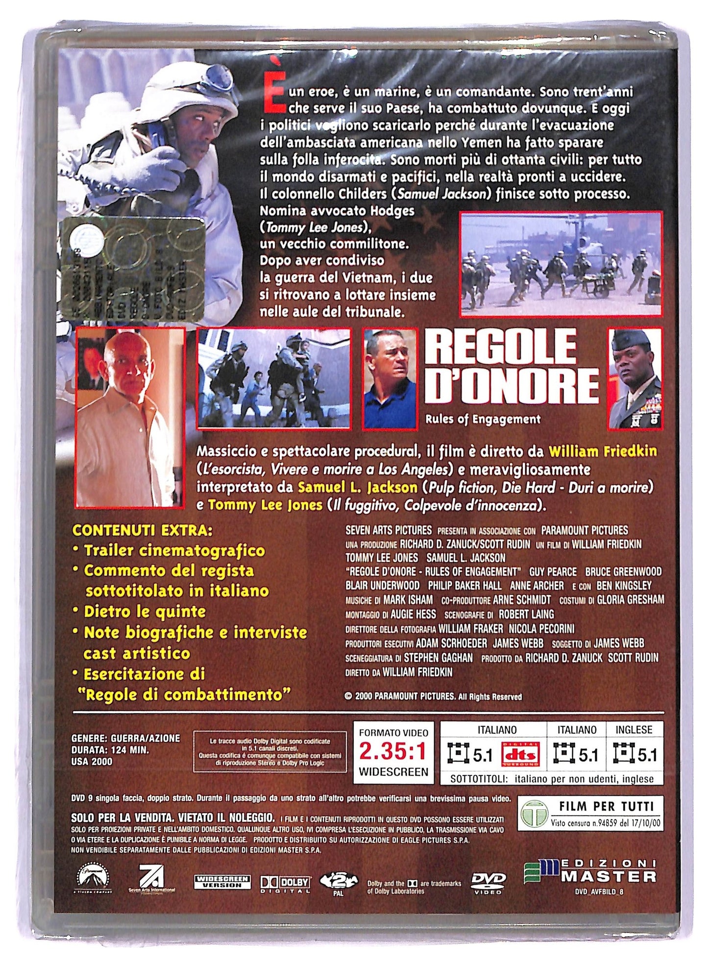 EBOND Regole D'Onore EDITORIALE DVD D789810