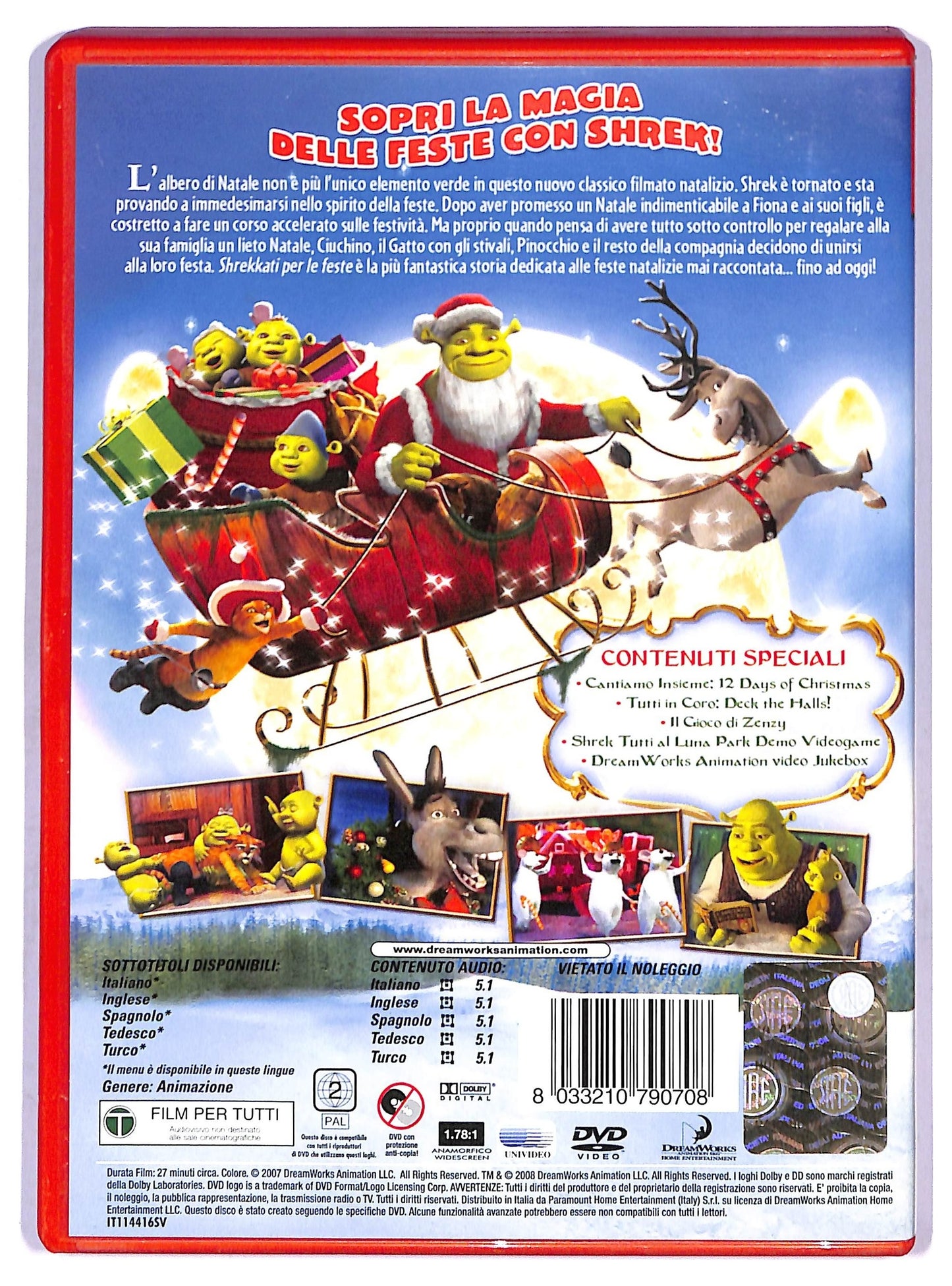 EBOND shrekkati per le feste DVD D789826