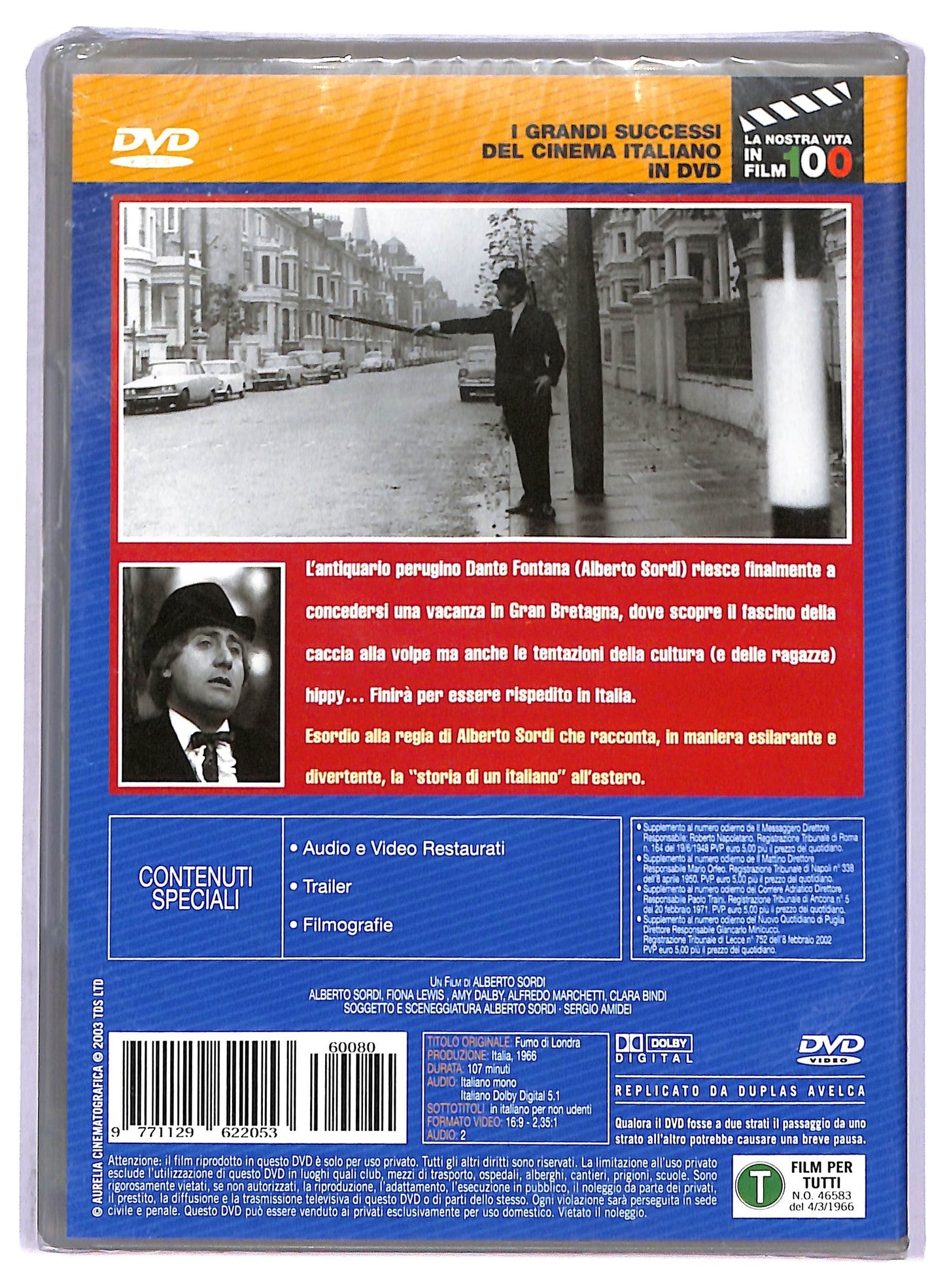 EBOND Cinema italiano - Fumo di Londra vol.80 EDITORIALE DVD D789926