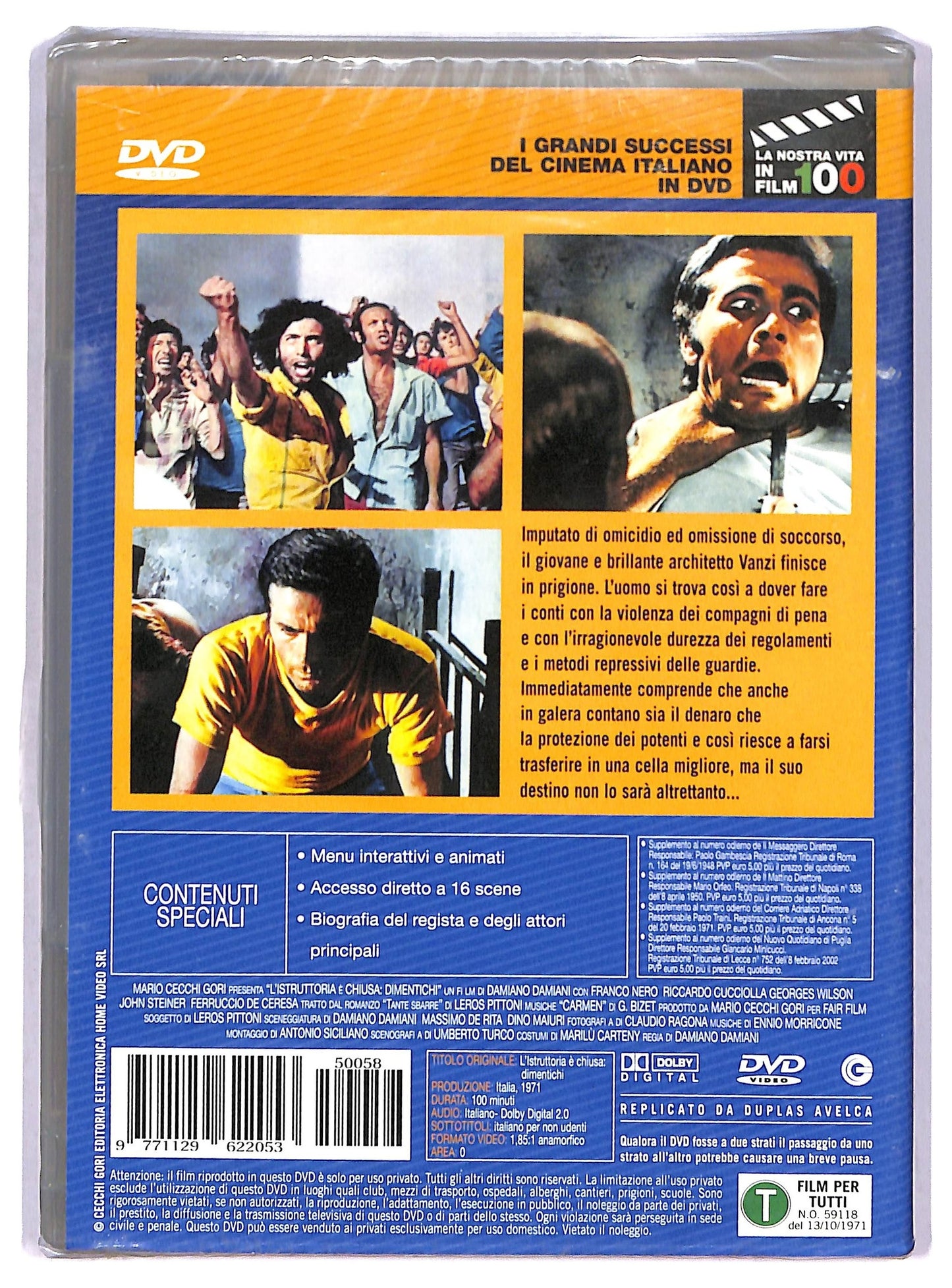 EBOND L'istruttoria e Chiusa: Dimentichi DVD Editoriale D789966
