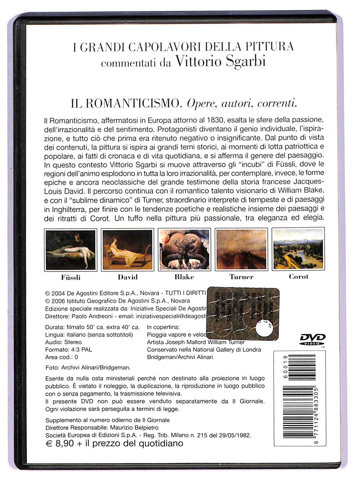EBOND I grandi capolavori 19 Il romanticismo volume1 EDITORIALE DVD D790004