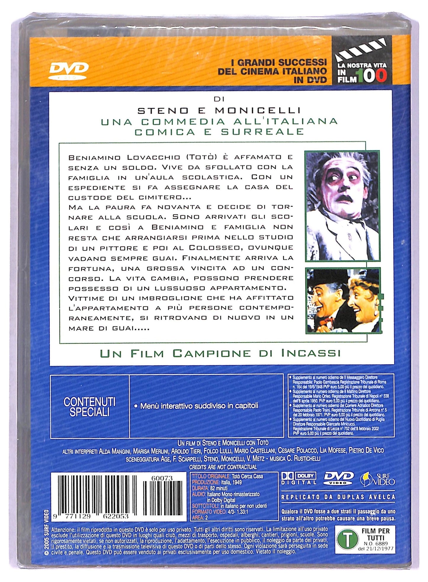 EBOND Toto cerca casa - vol 73 EDITORIALE DVD D790023