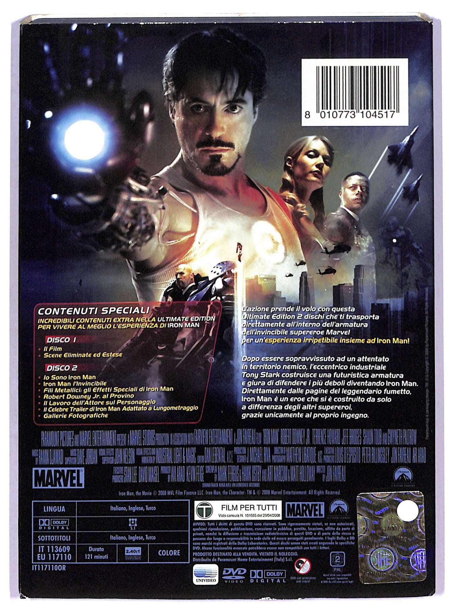 EBOND Iron man (ultimate edition) DVD D790027