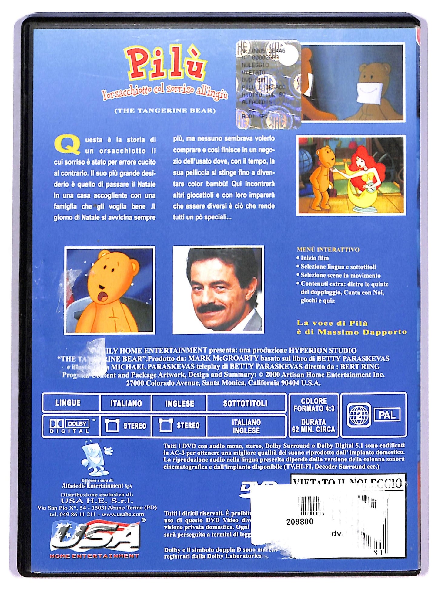 EBOND Pilu - Lorsacchiotto Col Sorriso All'Ingiu DVD D790121