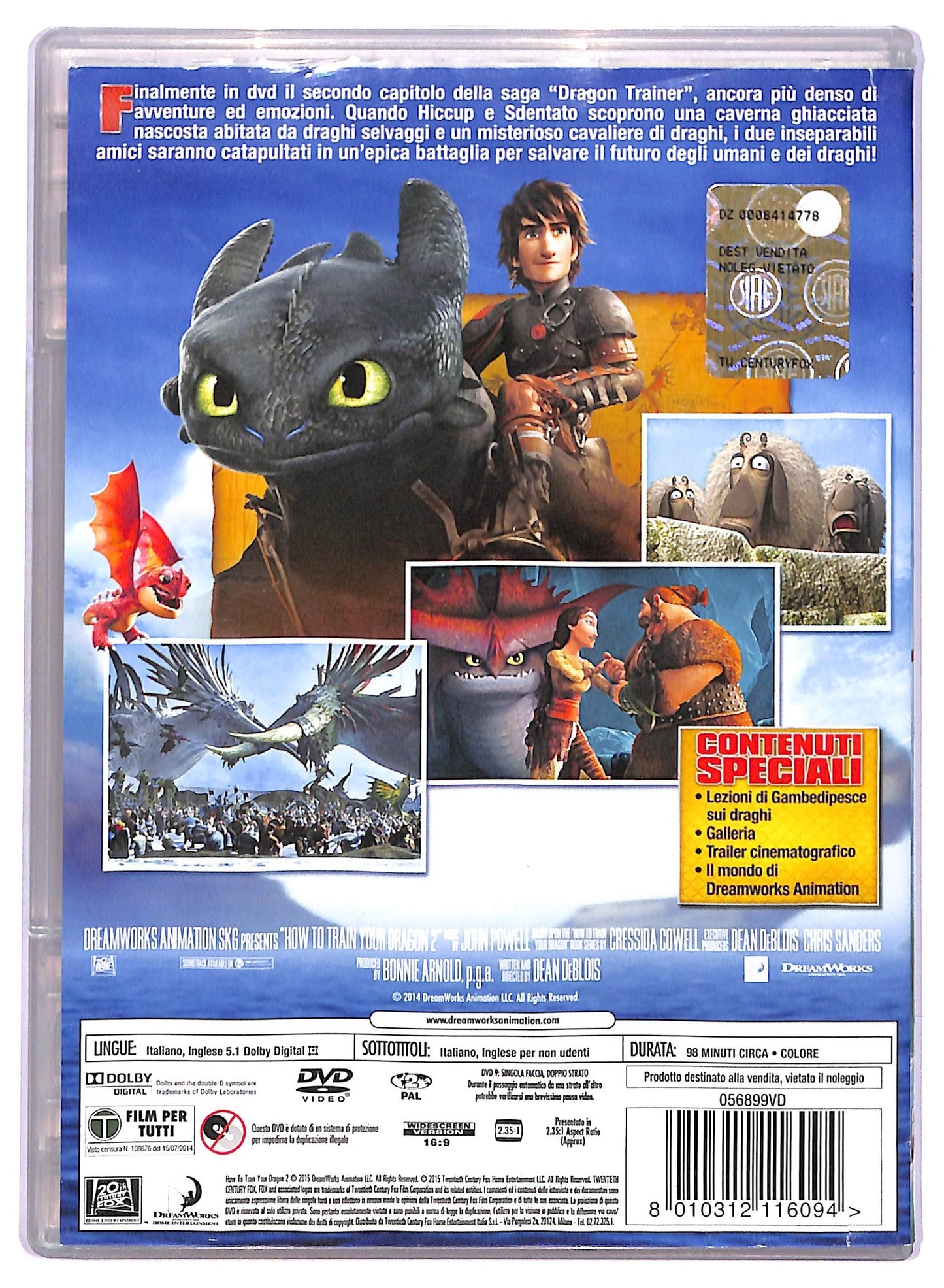 EBOND Dragon Trainer 2 DVD D790124