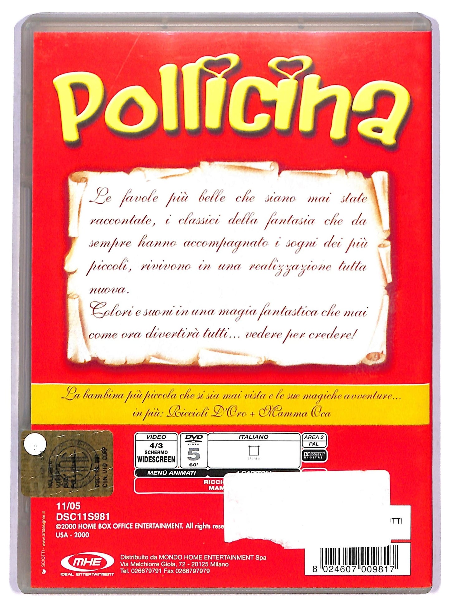 EBOND Pollicina DVD D790222
