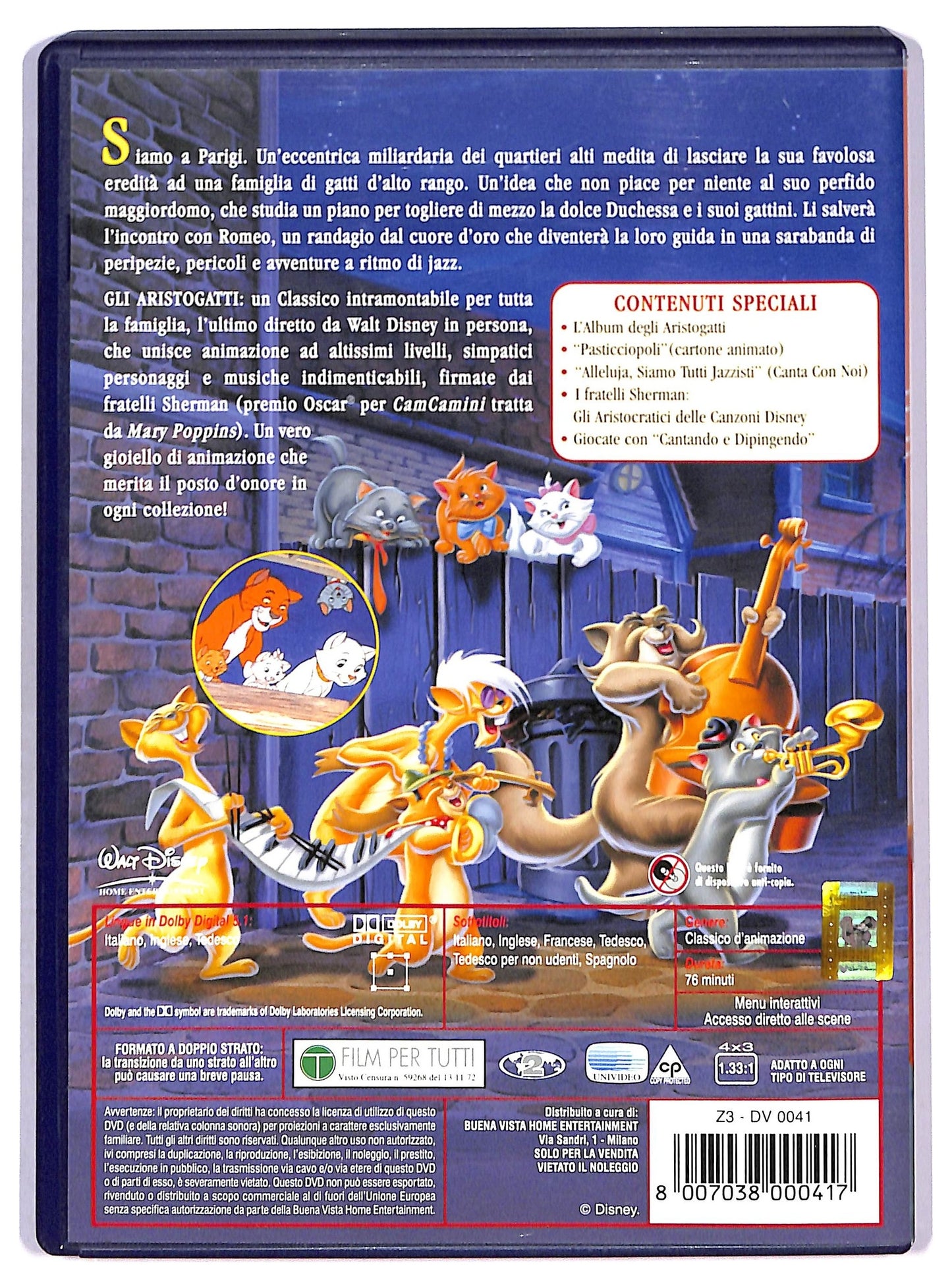 EBOND Gli Aristogatti DVD D790237