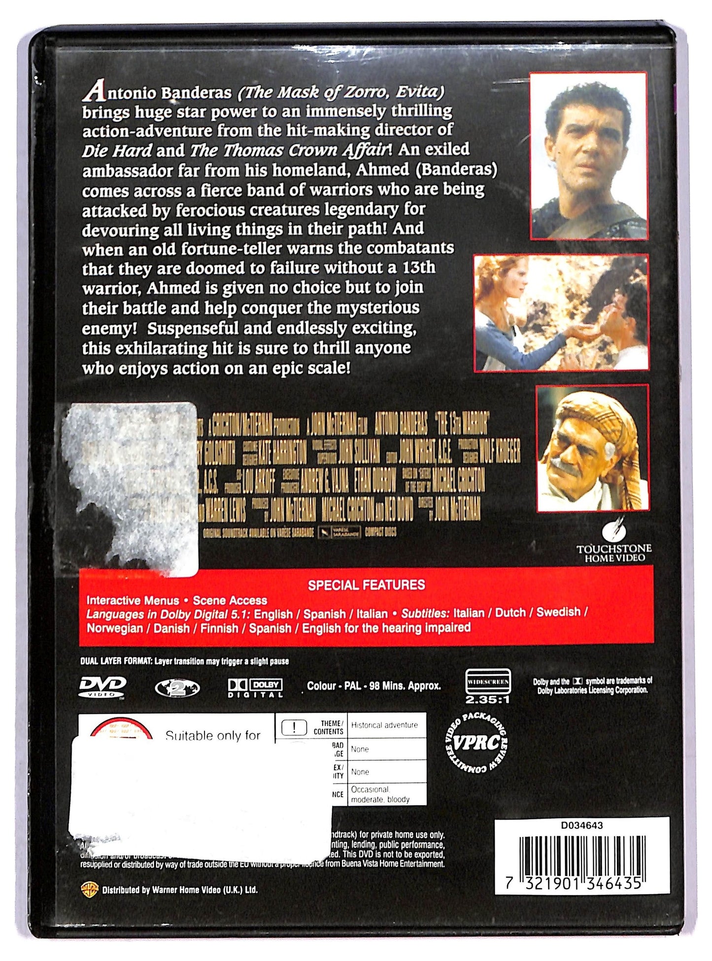 EBOND The 13th Warrior (UK Version) DVD D790243