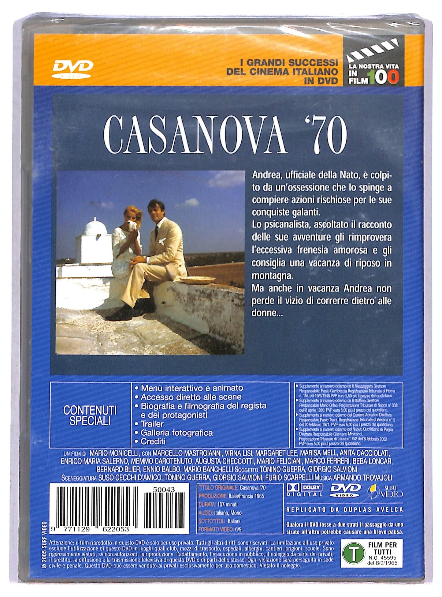 EBOND Casanova '70 EDITORIALE DVD D790254