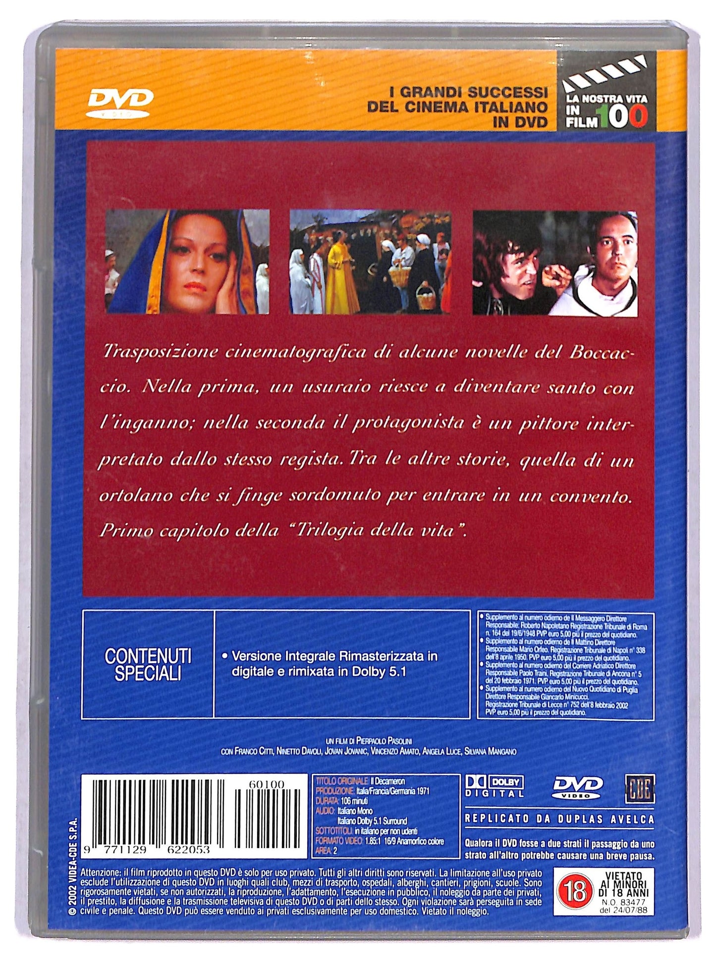 EBOND Il Decameron DVD Editoriale D790302