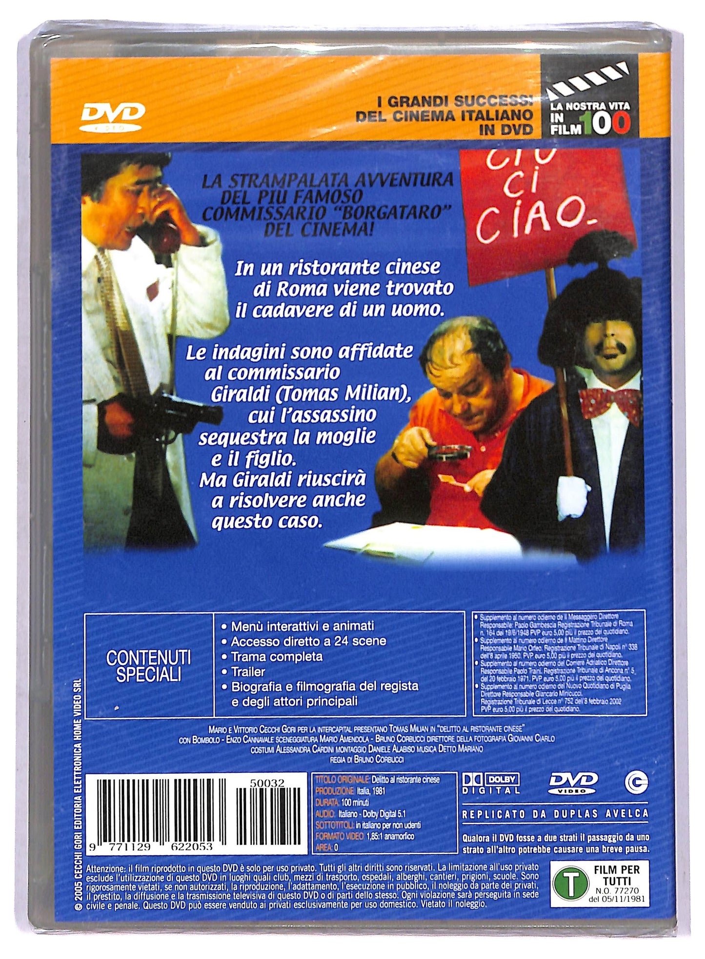EBOND Delitto al ristorante cinese EDITORIALE DVD D790304